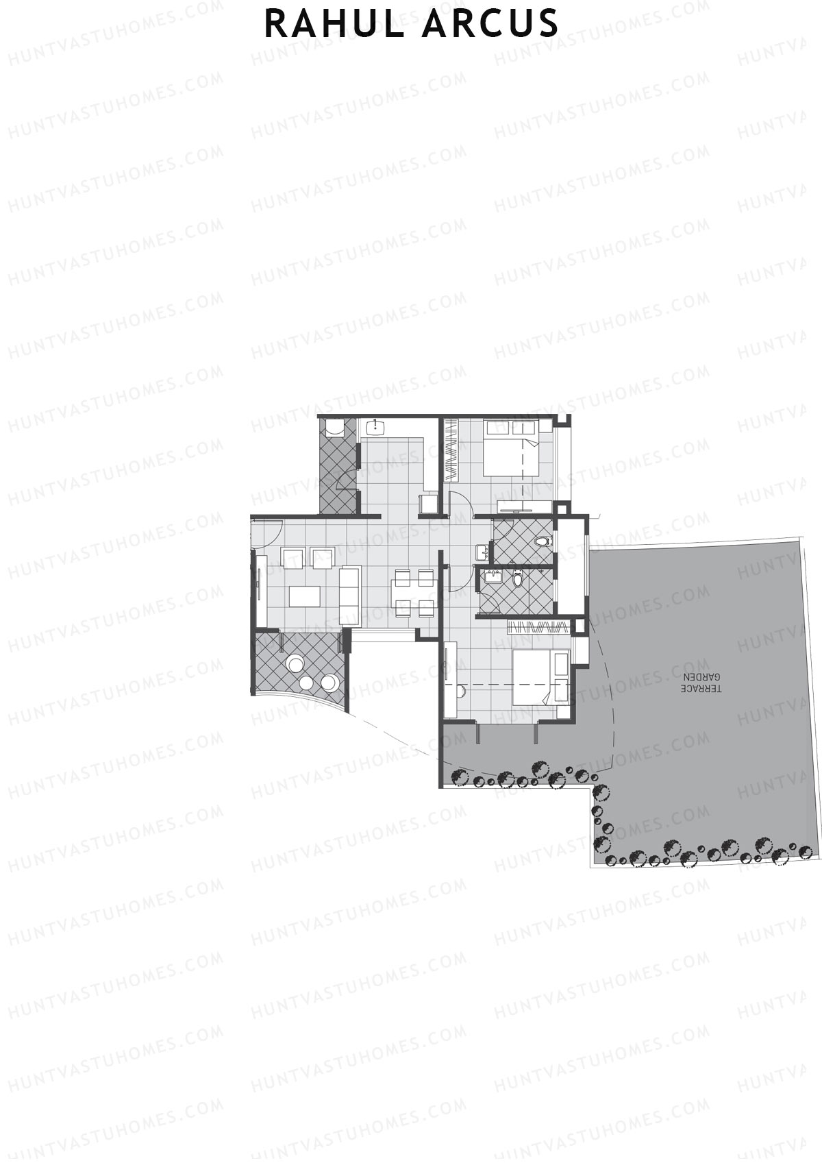 Rahul Arcus Tower B Unit 7 Floor Plan