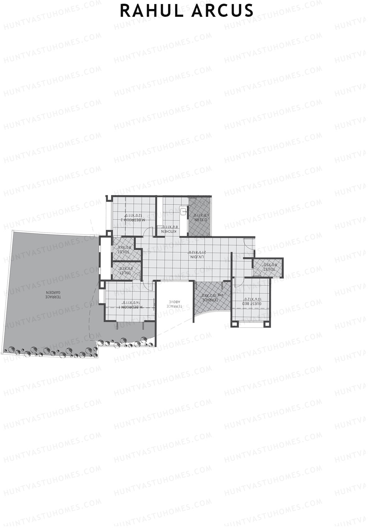 Rahul Arcus Tower C Unit 1 Floor Plan