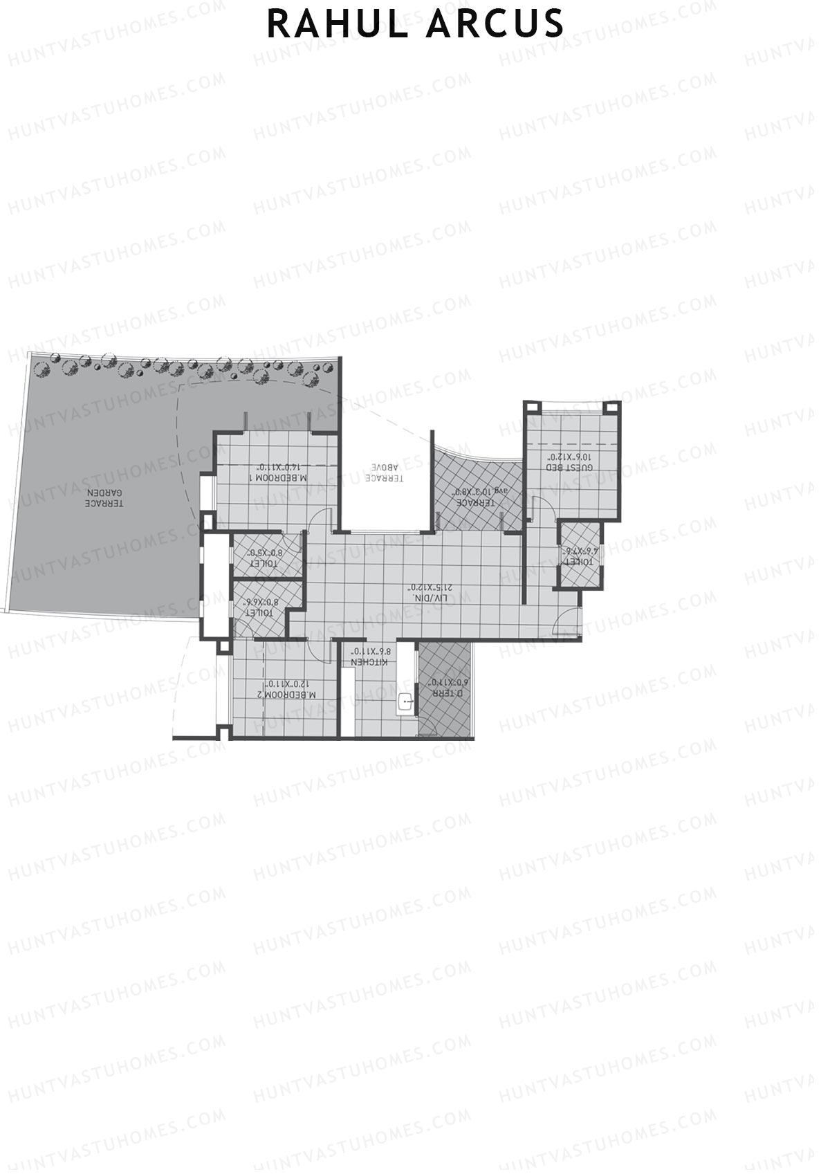 Rahul Arcus Tower C Unit 2 Floor Plan