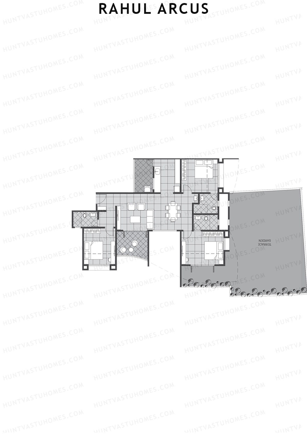 Rahul Arcus Tower C Unit 4 Floor Plan
