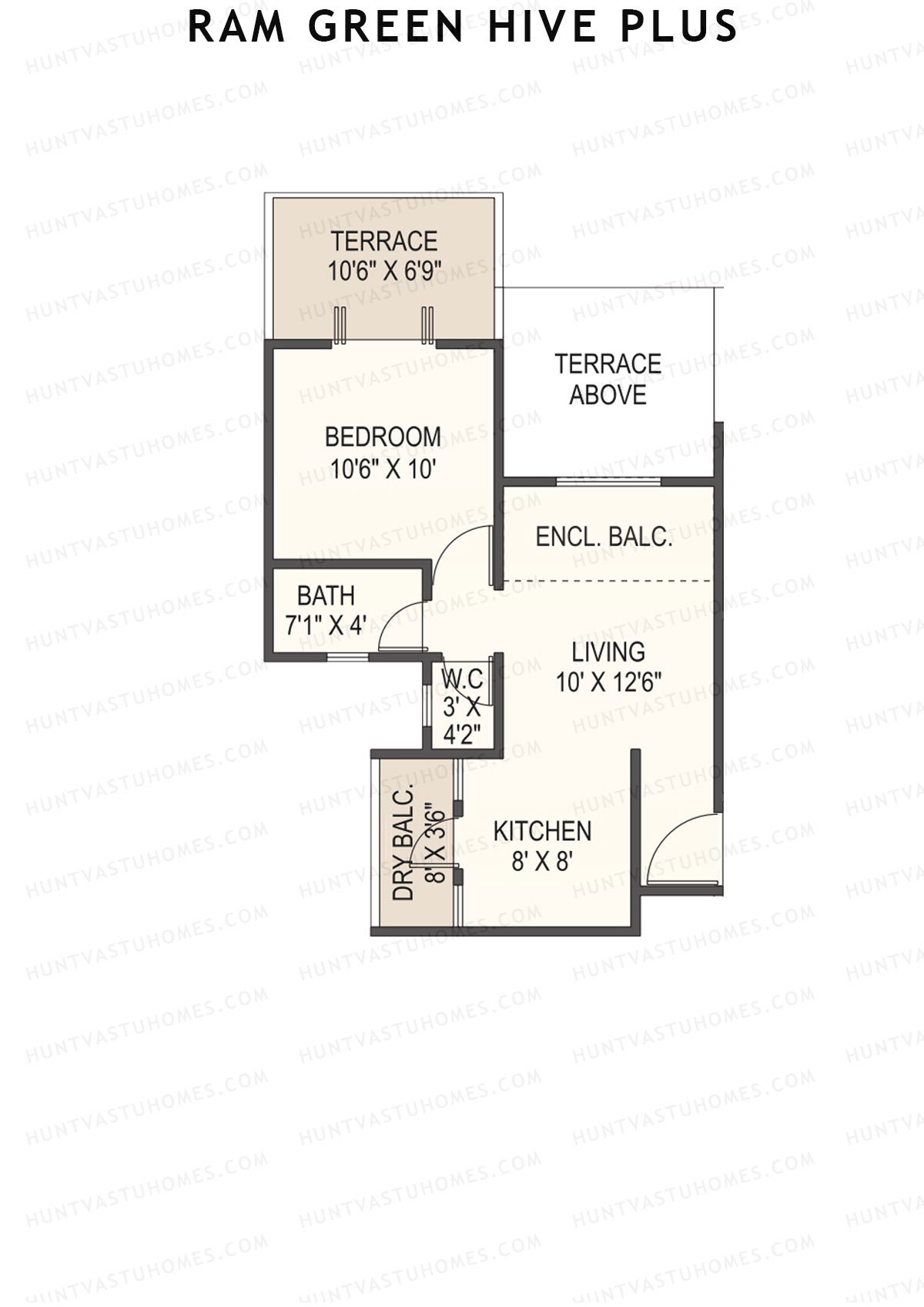 Ram Green Hive Plus Tower A13 Unit 1 Floor Plan