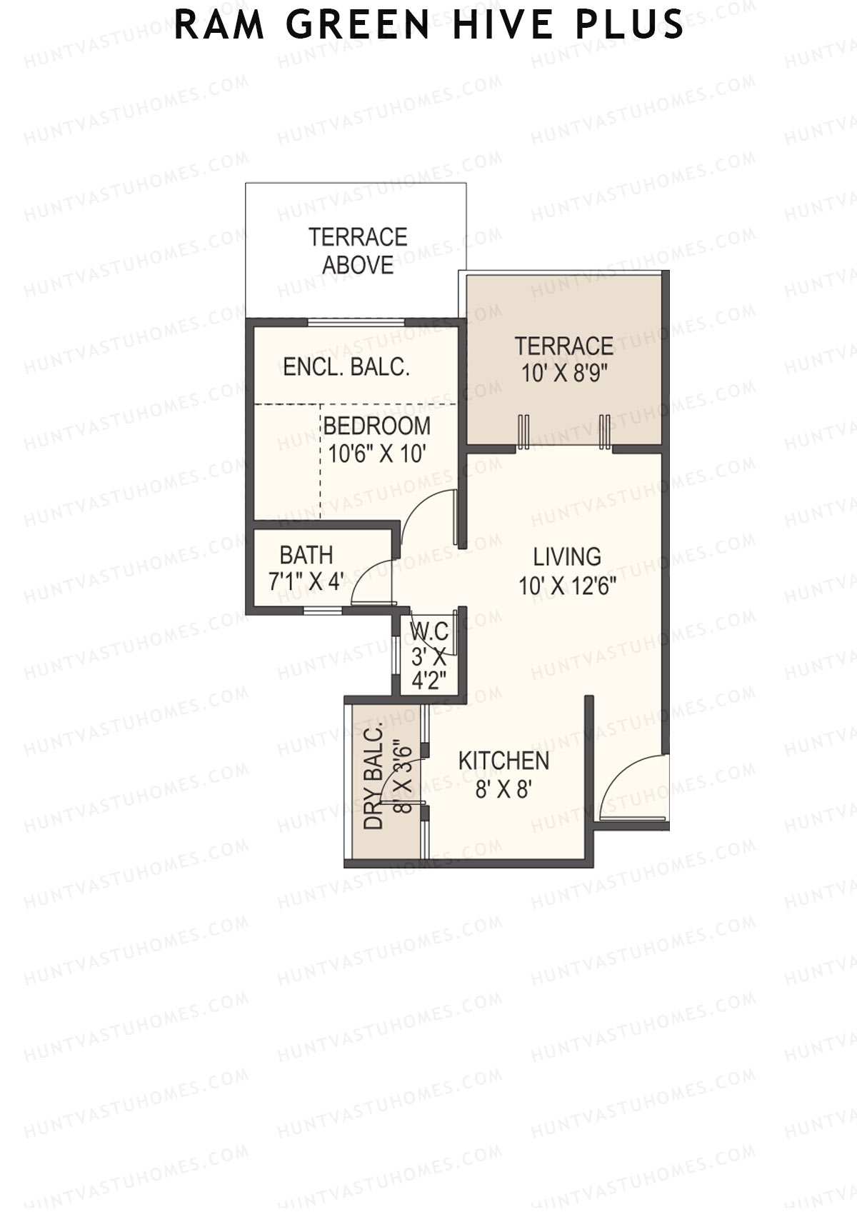 Ram Green Hive Plus Tower A13 Unit 1 Floor Plan