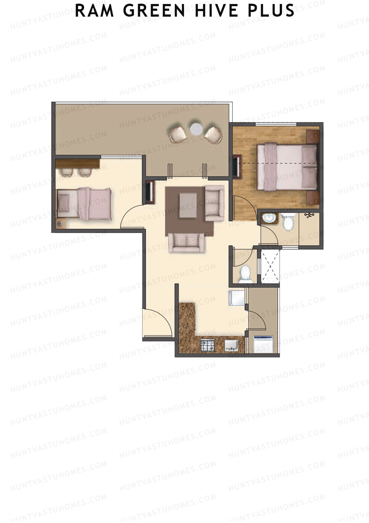 Ram Green Hive Plus Tower A13 Unit 2 Floor Plan