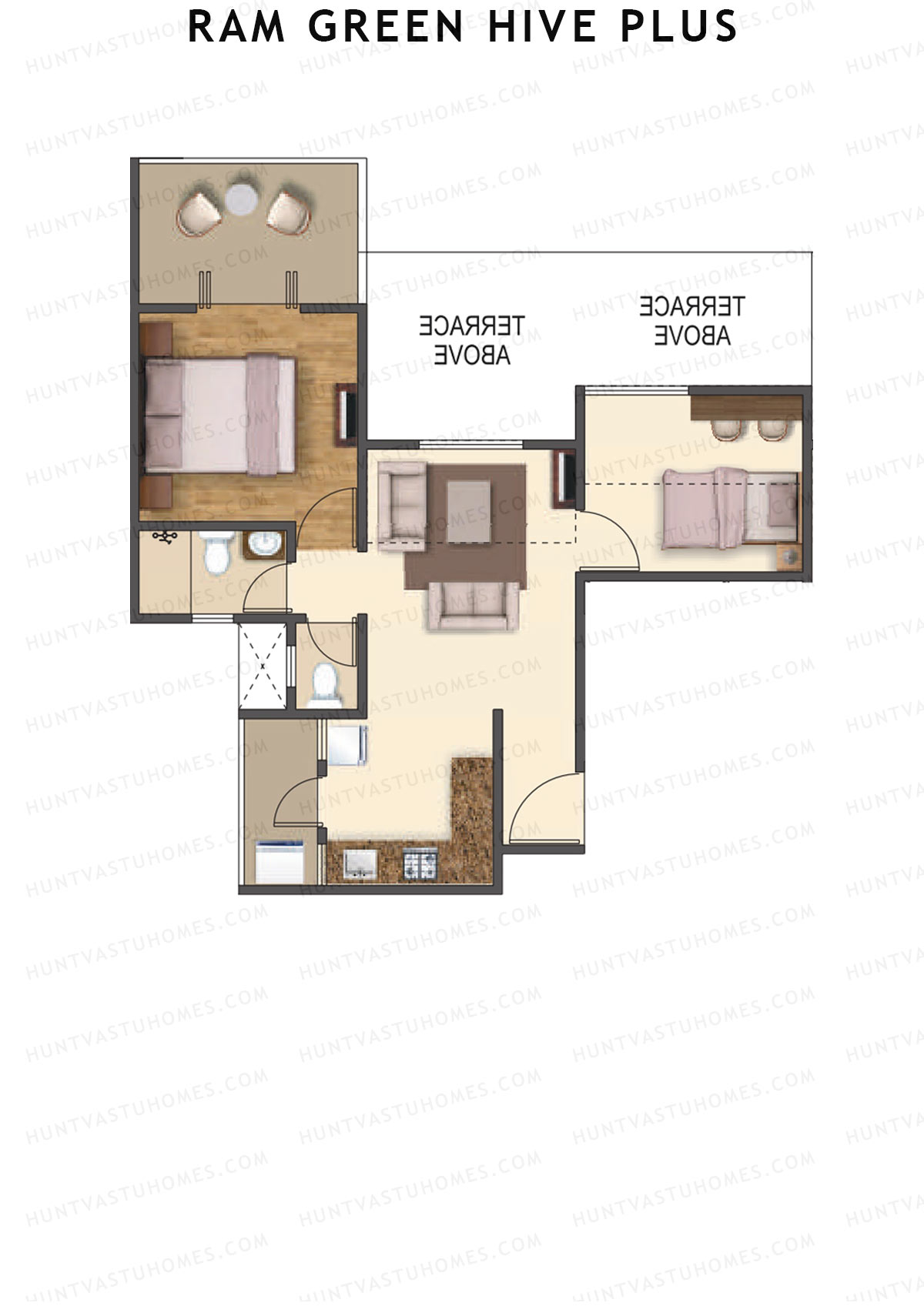Ram Green Hive Plus Tower A13 Unit 3 Floor Plan