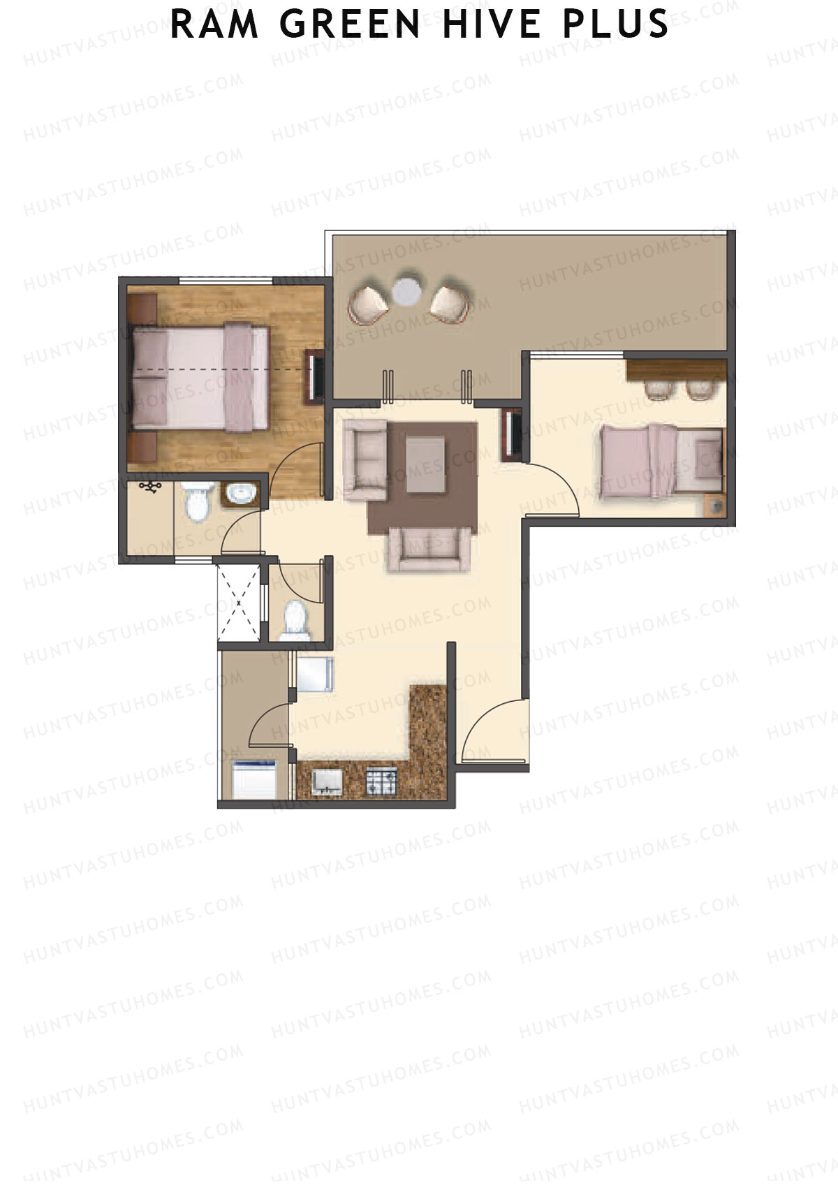Ram Green Hive Plus Tower A13 Unit 3 Floor Plan
