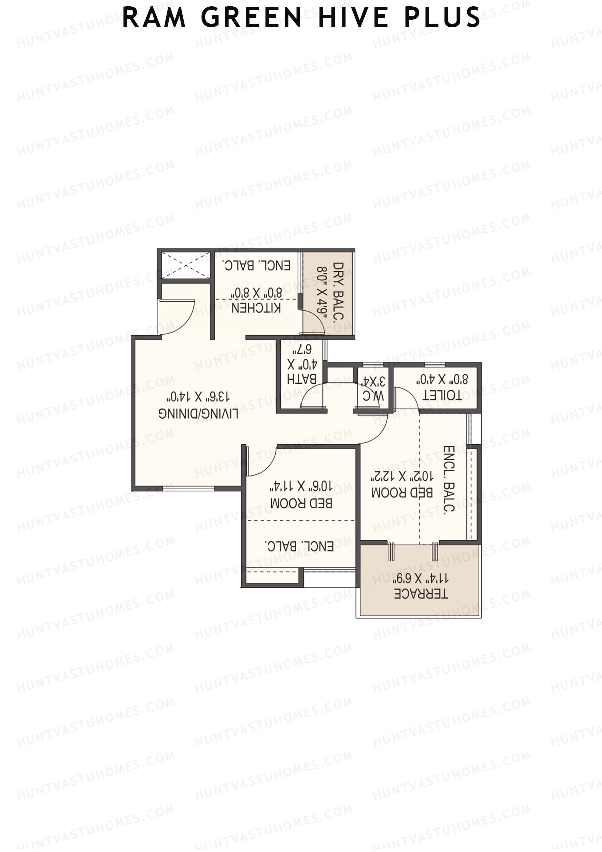 Ram Green Hive Plus Tower A1 Unit 1 Floor Plan
