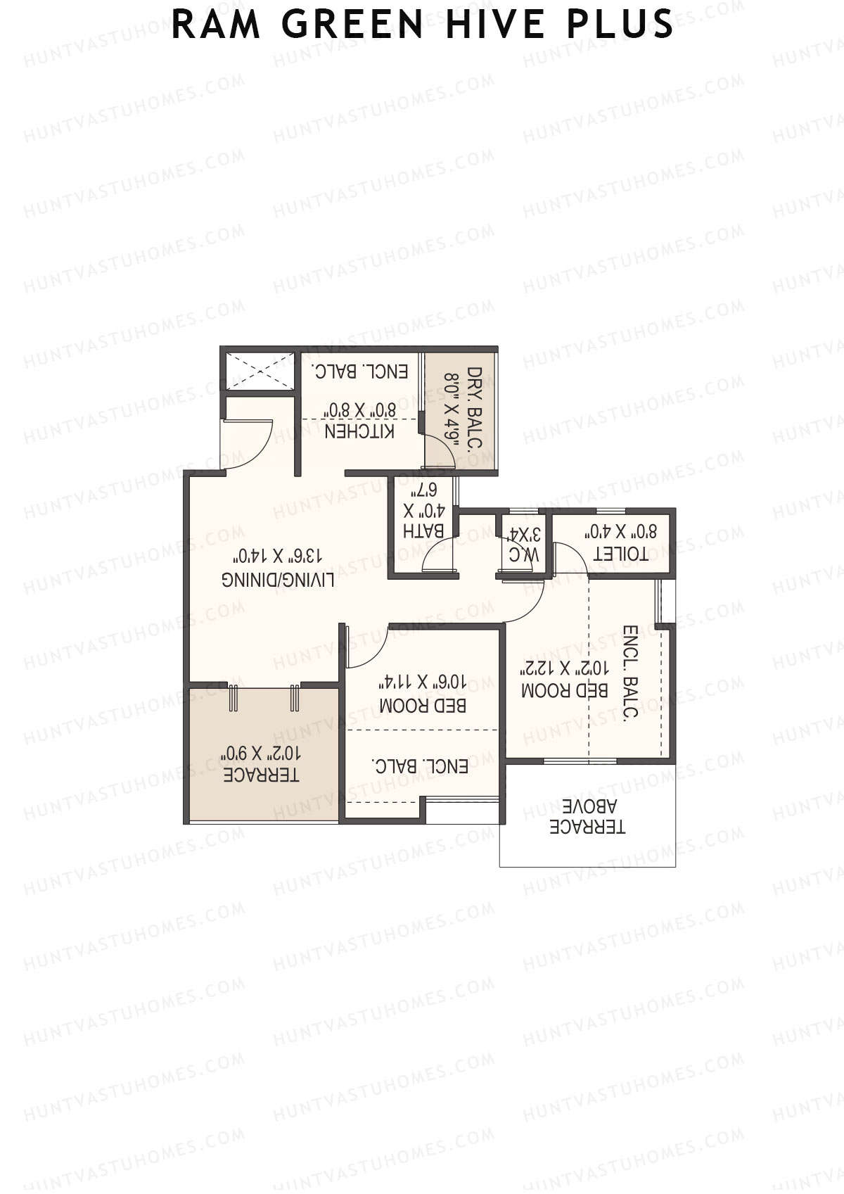 Ram Green Hive Plus Tower A1 Unit 1 Floor Plan