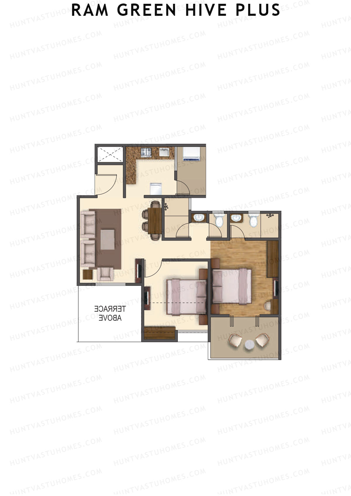Ram Green Hive Plus Tower A1 Unit 3 Floor Plan