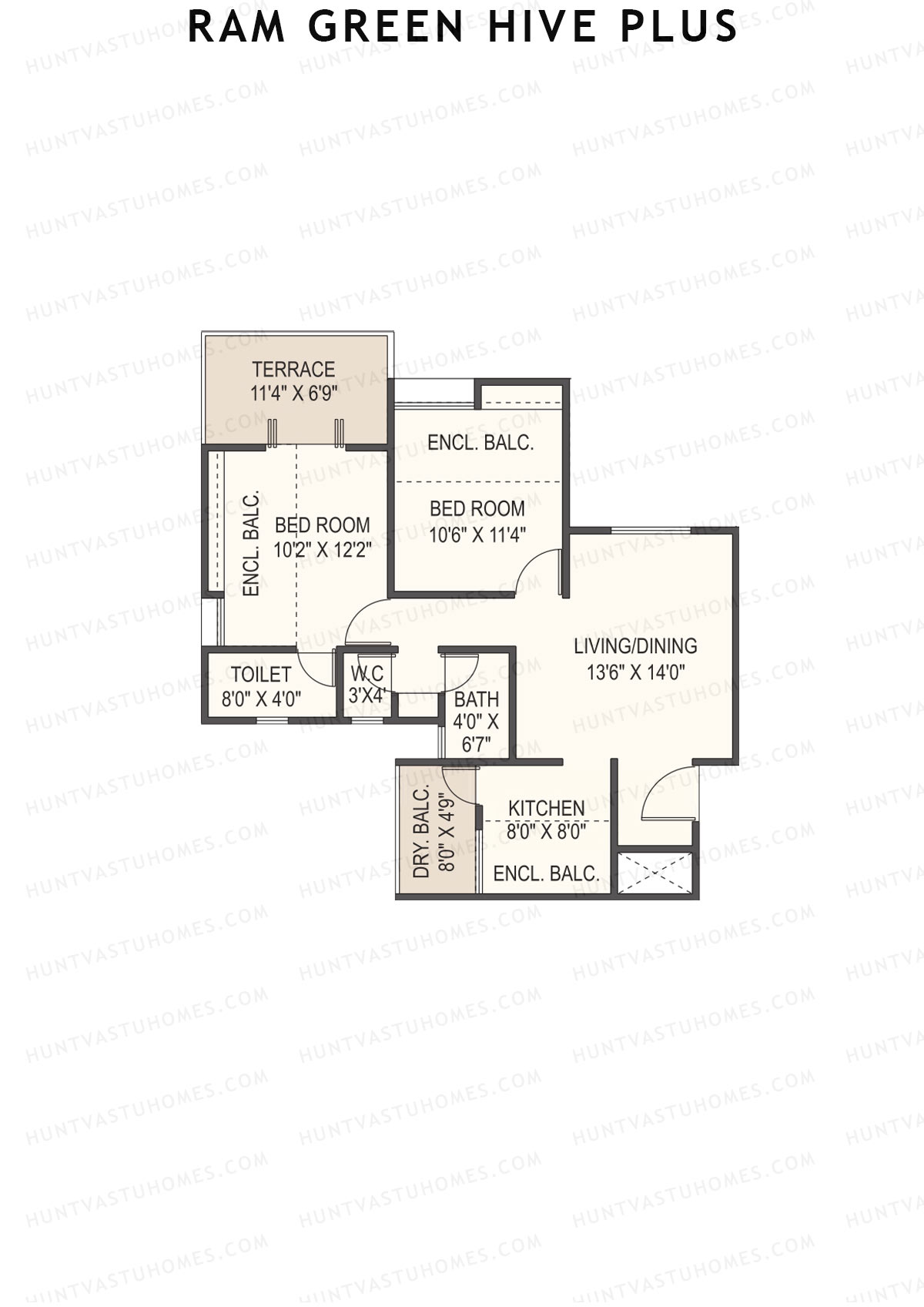 Ram Green Hive Plus Tower A1 Unit 5 Floor Plan
