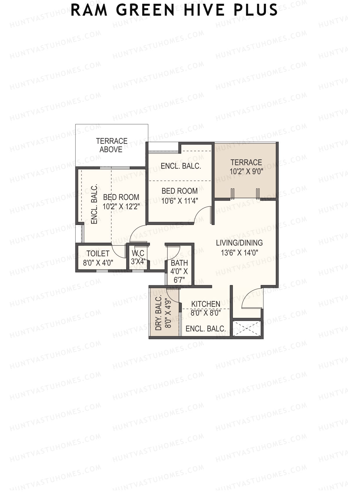 Ram Green Hive Plus Tower A1 Unit 5 Floor Plan