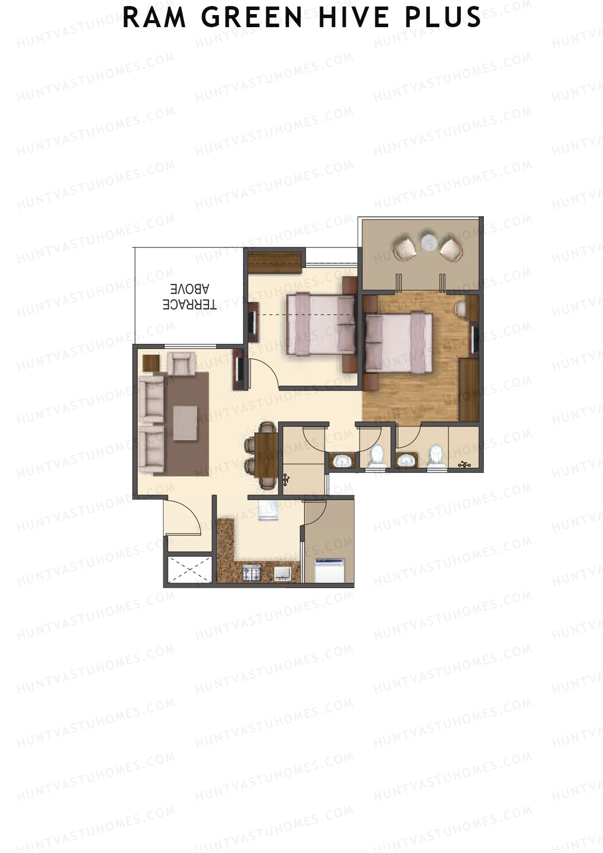 Ram Green Hive Plus Tower A1 Unit 6 Floor Plan