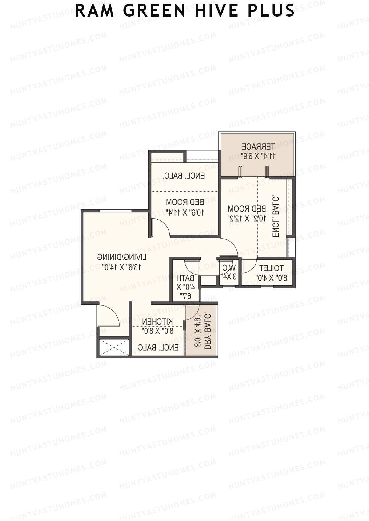 Ram Green Hive Plus Tower A1 Unit 8 Floor Plan