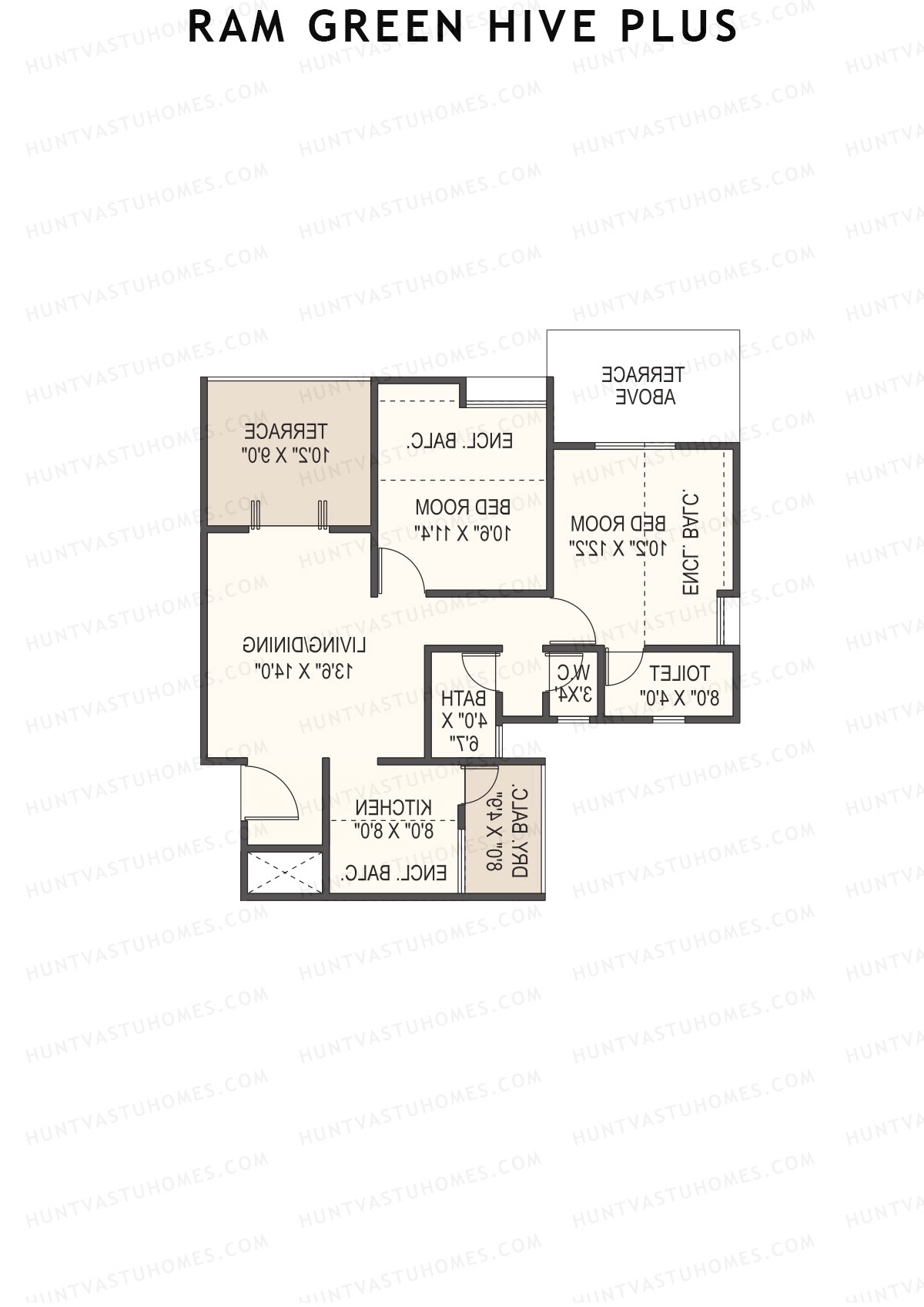 Ram Green Hive Plus Tower A1 Unit 8 Floor Plan