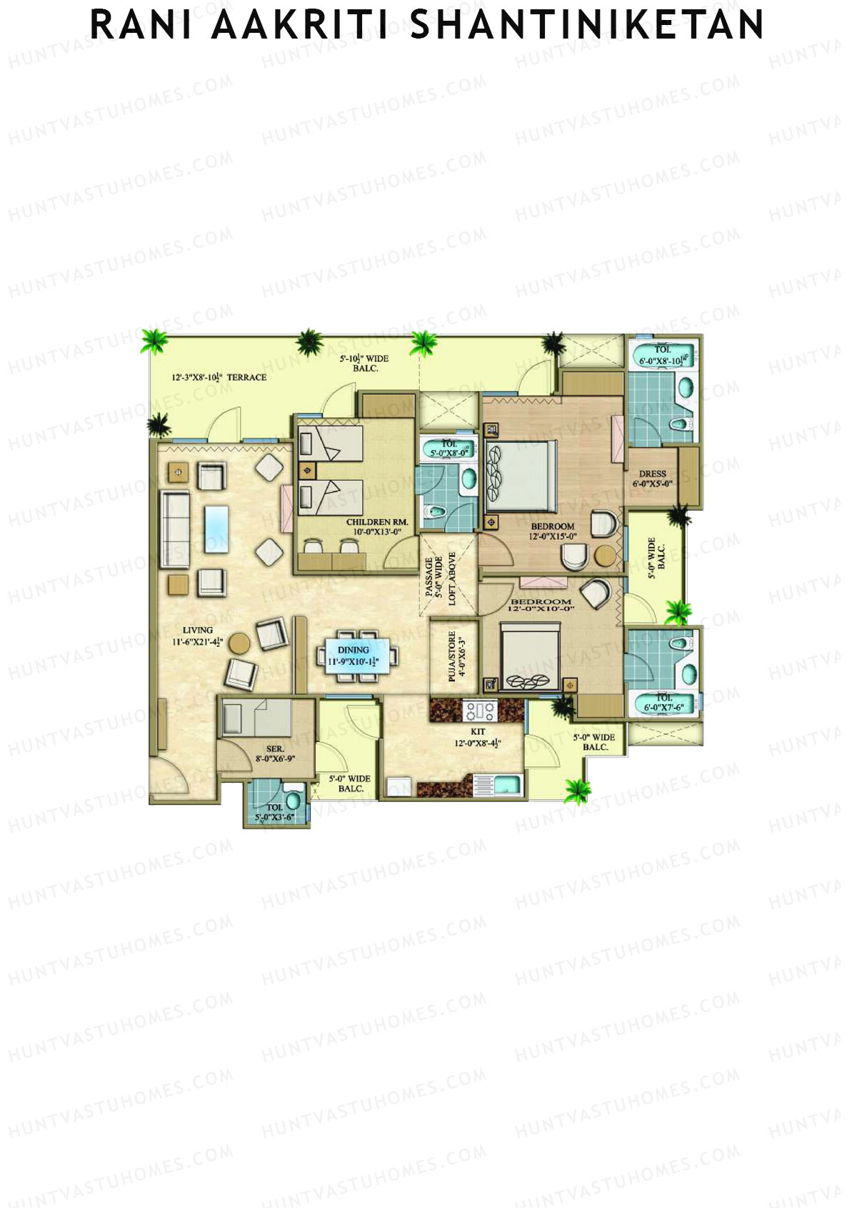 Rani Aakriti Shantiniketan Tower A Unit 4 Floor Plan