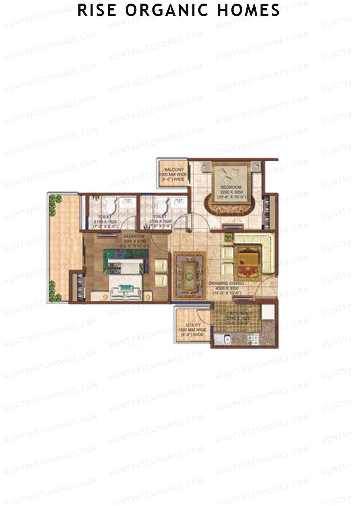 Rise Organic Homes Tower 6 Unit 8 Floor Plan