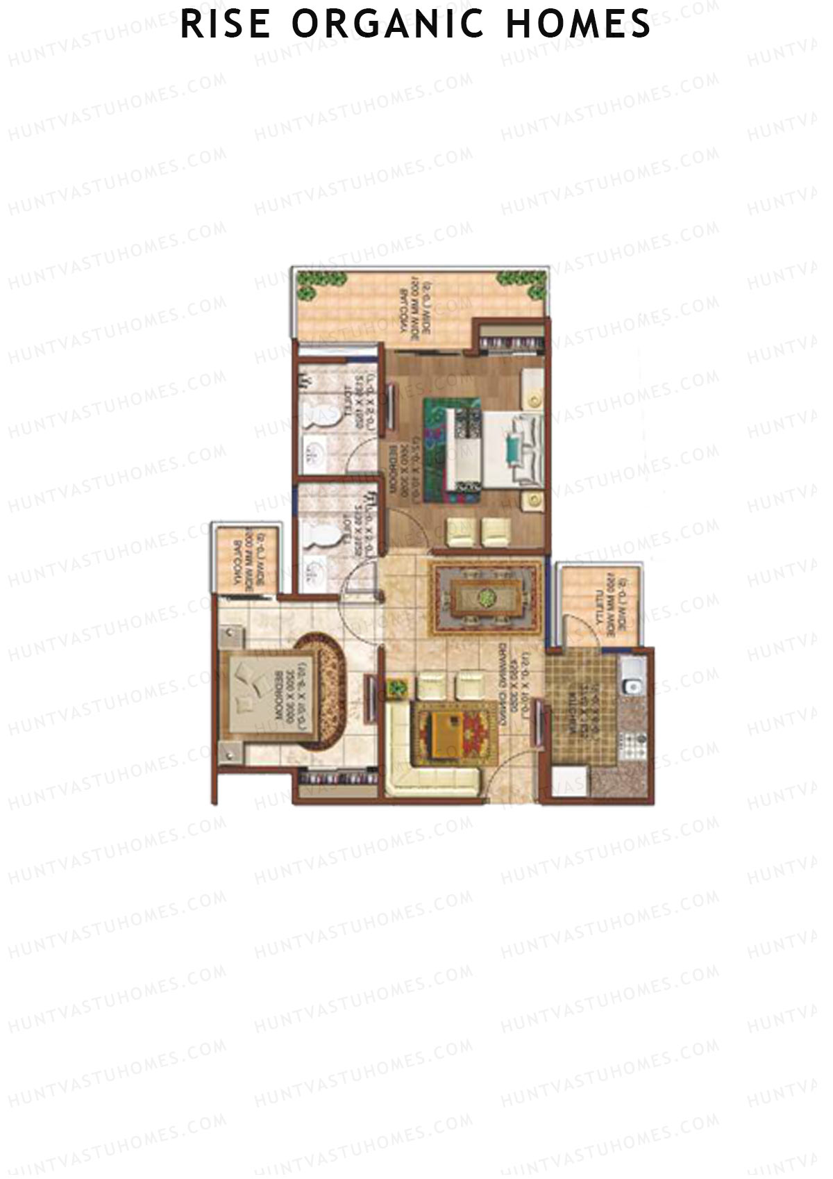 Rise Organic Homes Tower 7 Unit 10 Floor Plan