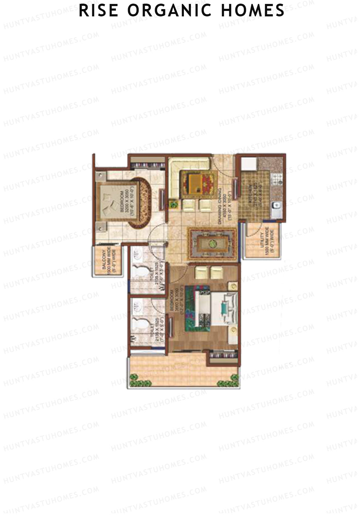 Rise Organic Homes Tower 7 Unit 11 Floor Plan