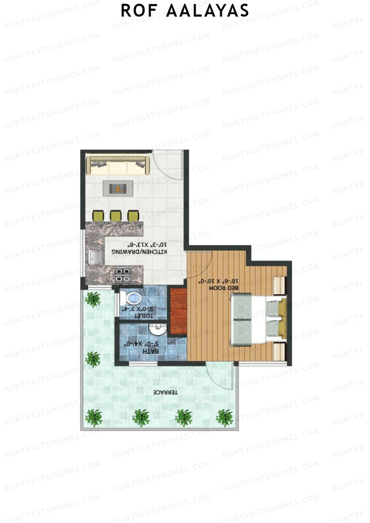 ROF Aalayas Tower B Unit 15 (Type 8) Floor Plan