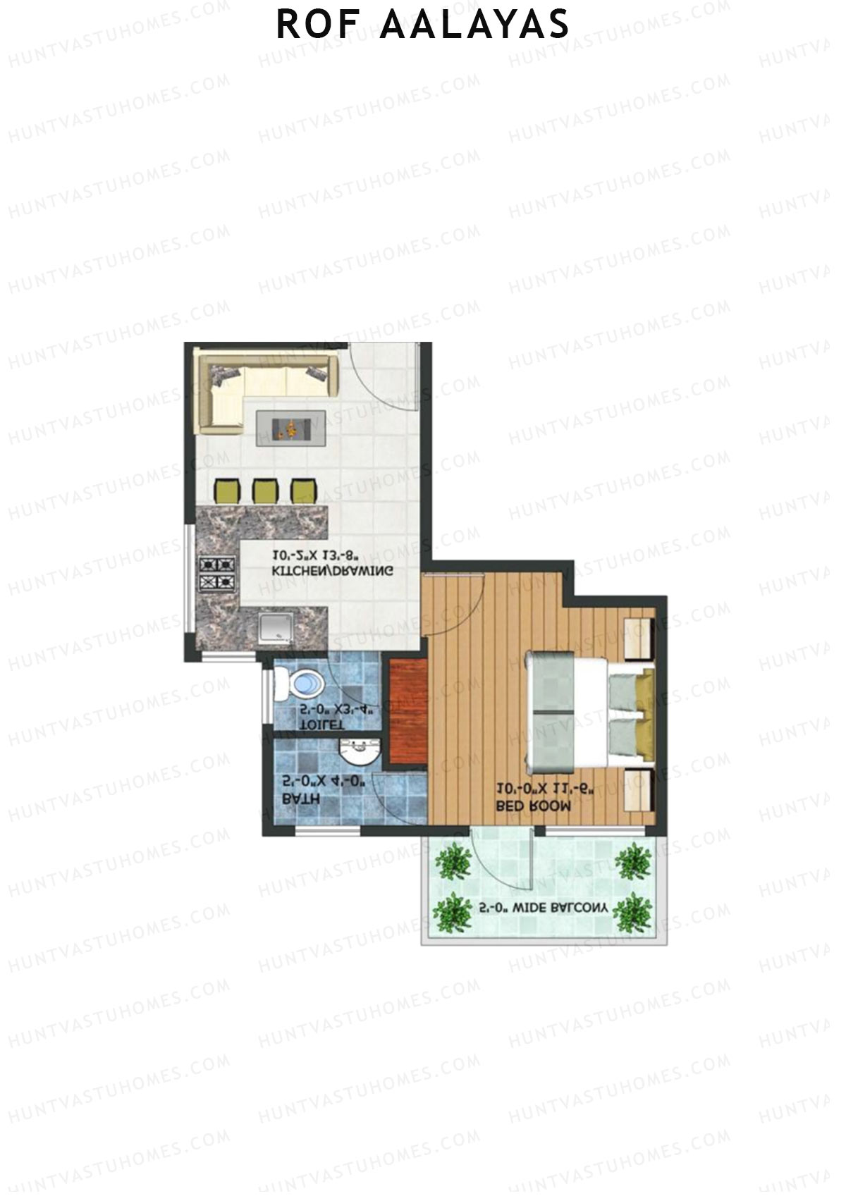 ROF Aalayas Tower C Unit 15 (Type 8) Floor Plan