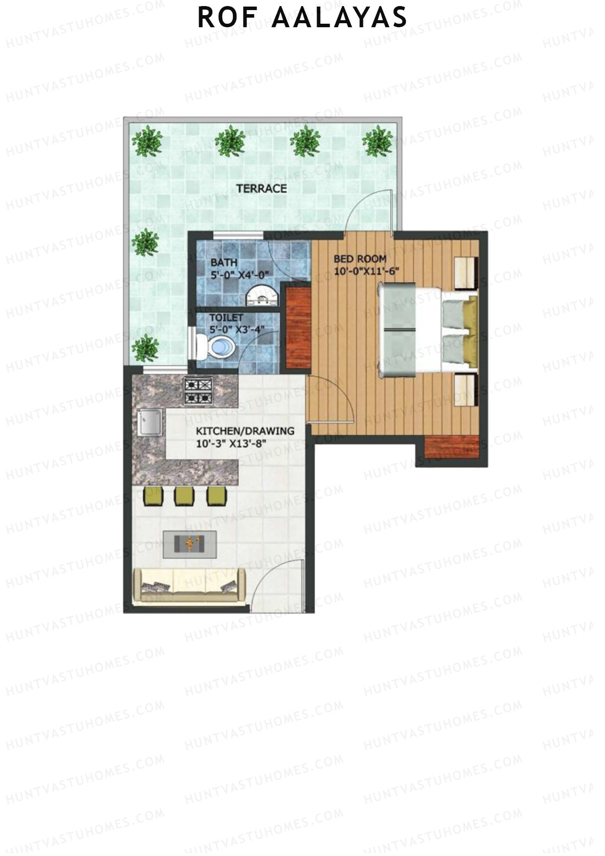 ROF Aalayas Tower C Unit 2 (Type 7) Floor Plan