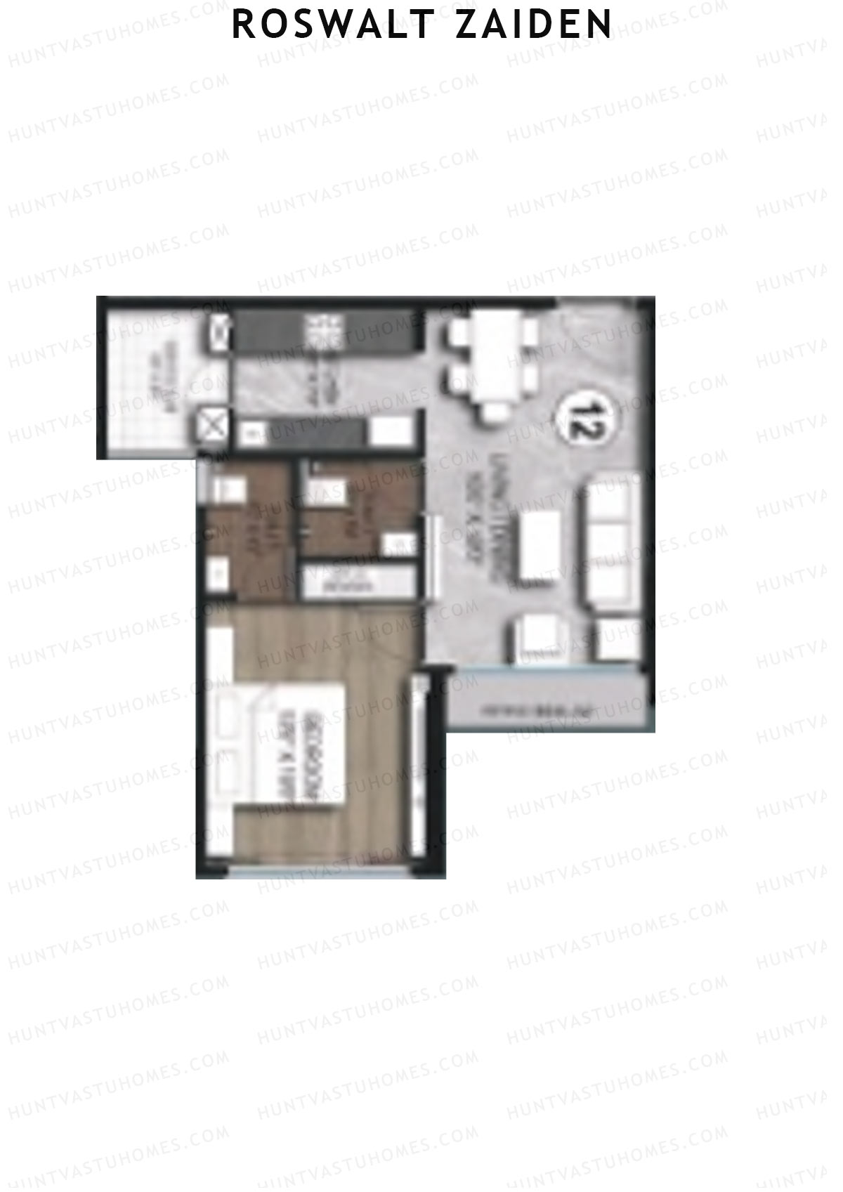 Roswalt Zaiden Wing C Unit 12 Floor Plan