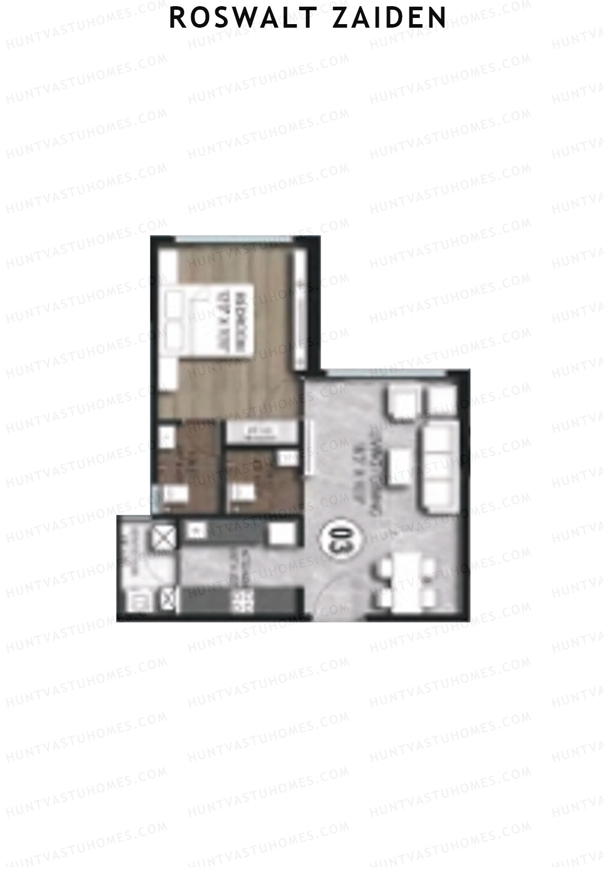 Roswalt Zaiden Wing C Unit 3 Floor Plan