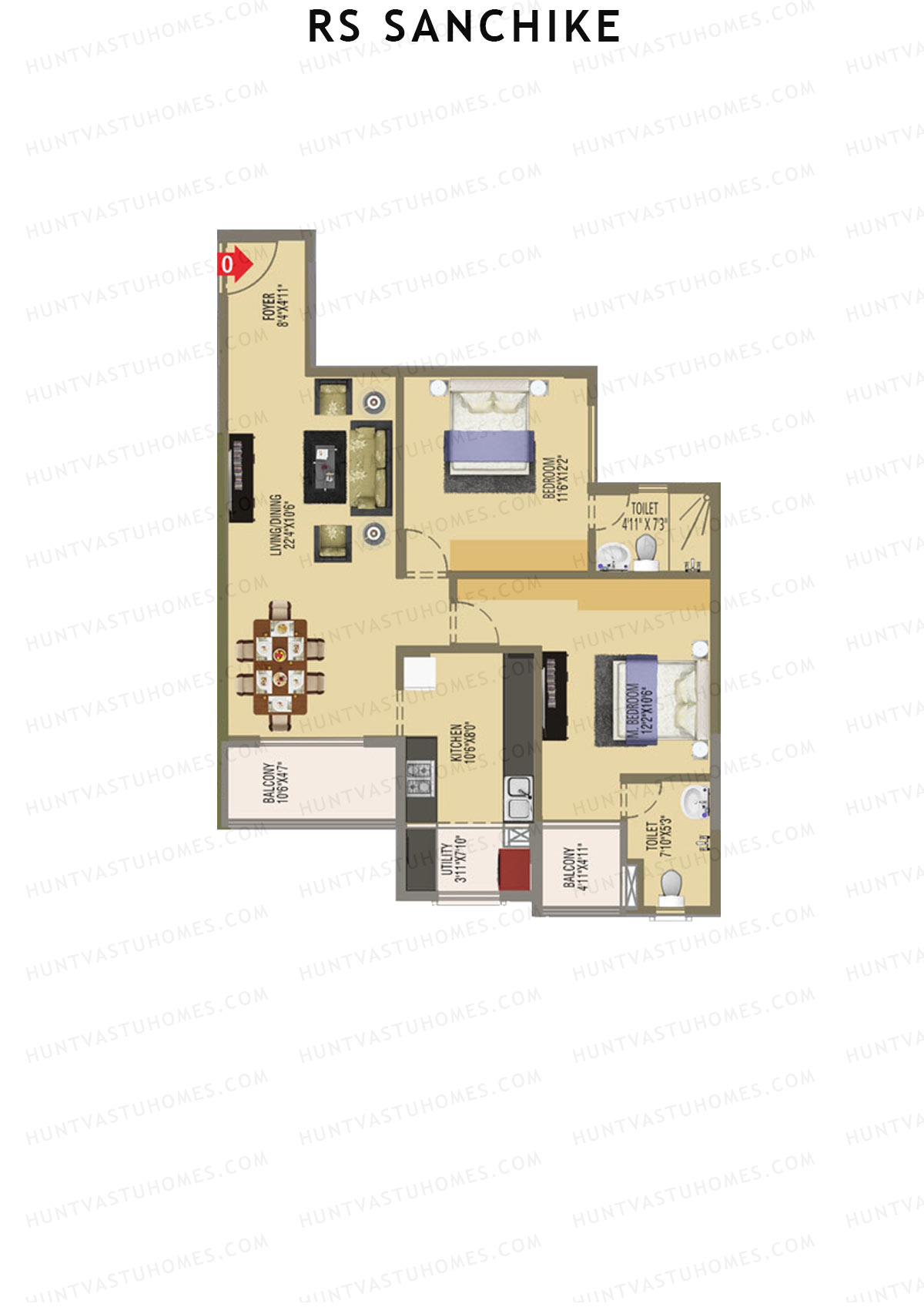RS Sanchike Block A Unit 10 Floor Plan