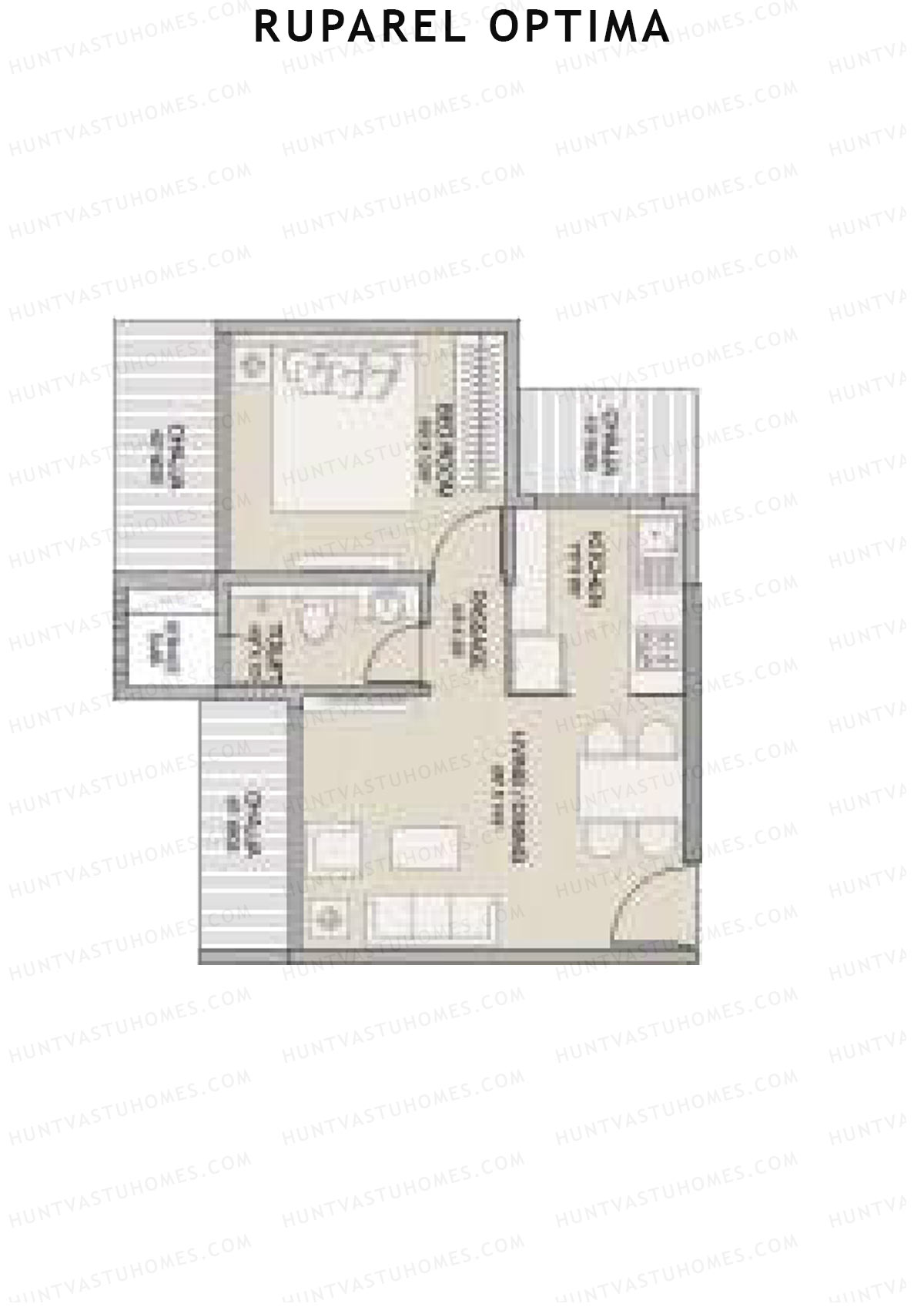 Ruparel Optima 1 Wing A Unit 4 Floor Plan