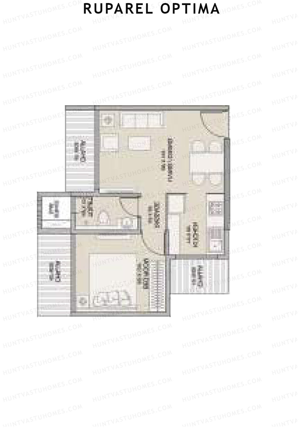 Ruparel Optima 1 Wing C Unit 3 Floor Plan