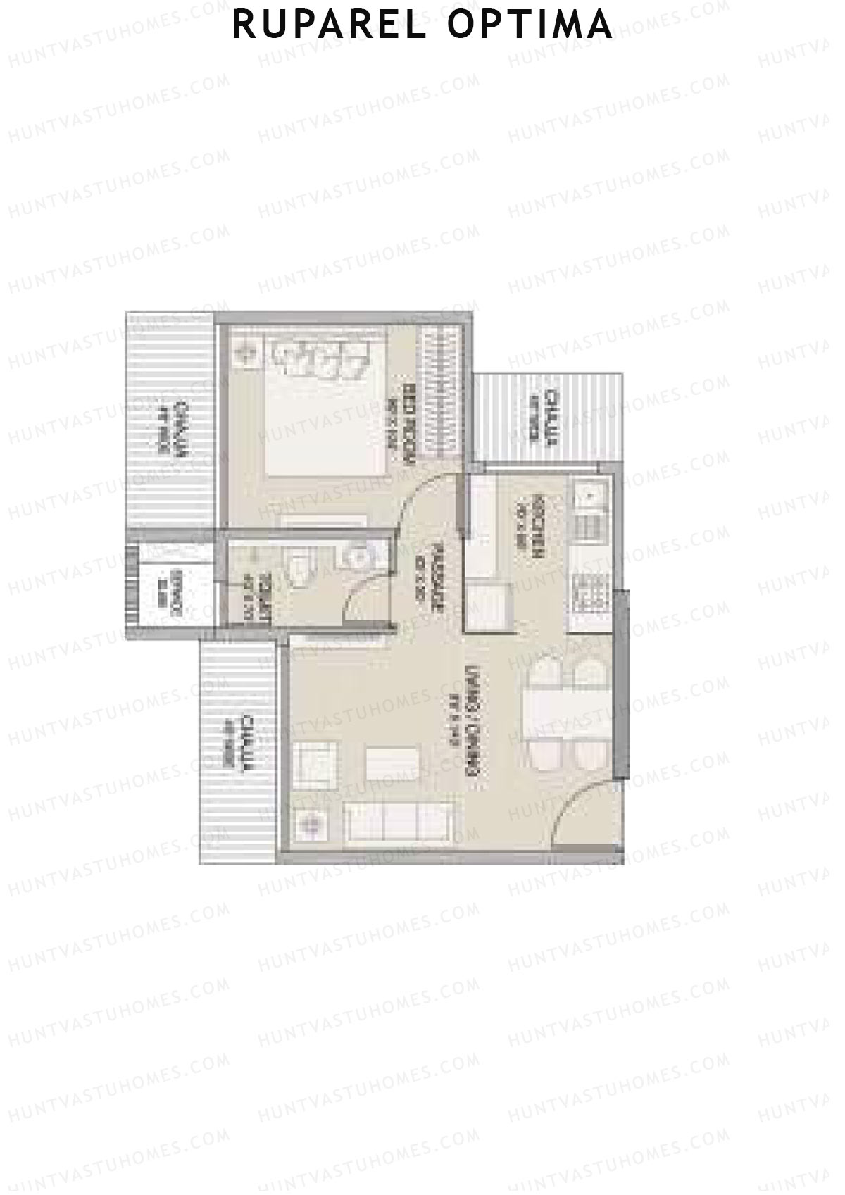 Ruparel Optima 2 Wing A Unit 3 Floor Plan