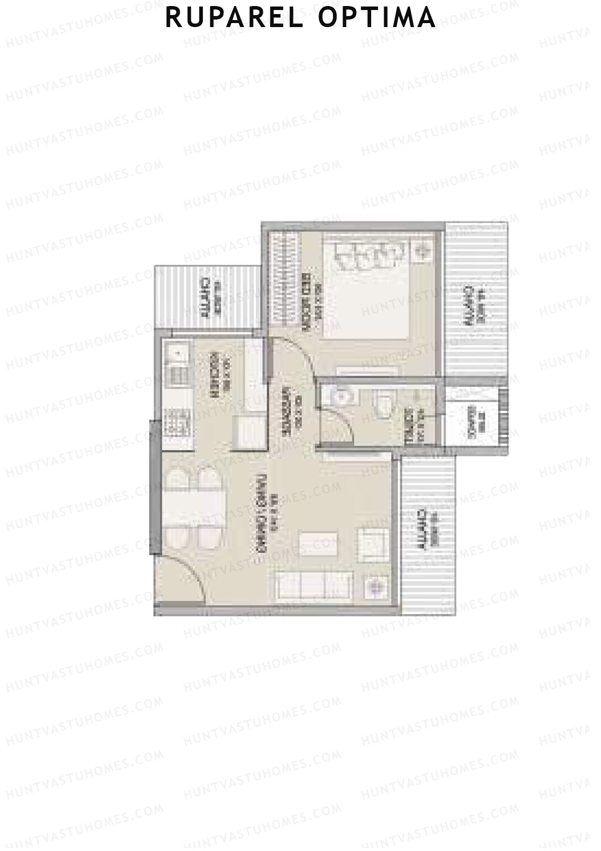 Ruparel Optima 2 Wing A Unit 4 Floor Plan