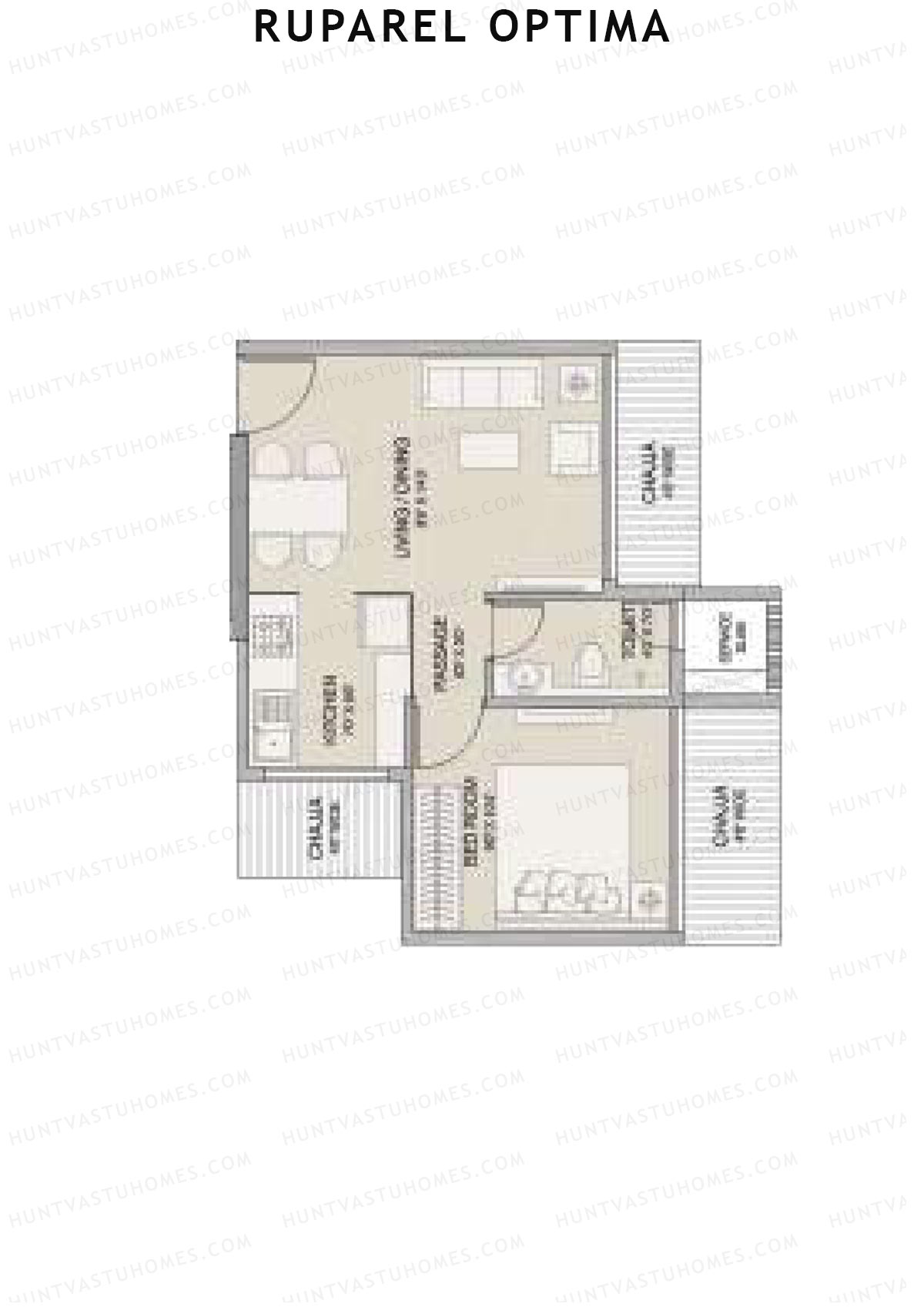 Ruparel Optima 2 Wing C Unit 1 Floor Plan