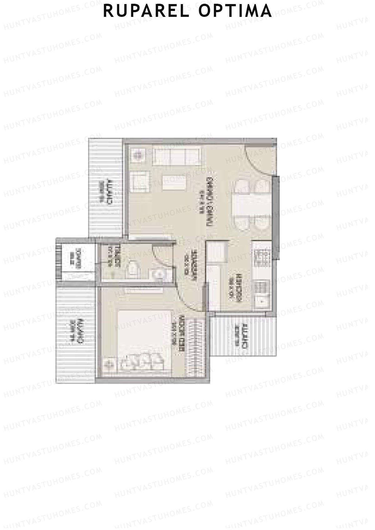 Ruparel Optima 2 Wing C Unit 2 Floor Plan