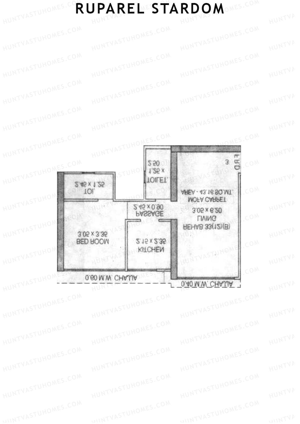 Ruparel Stardom Wing A Unit 2 Floor Plan