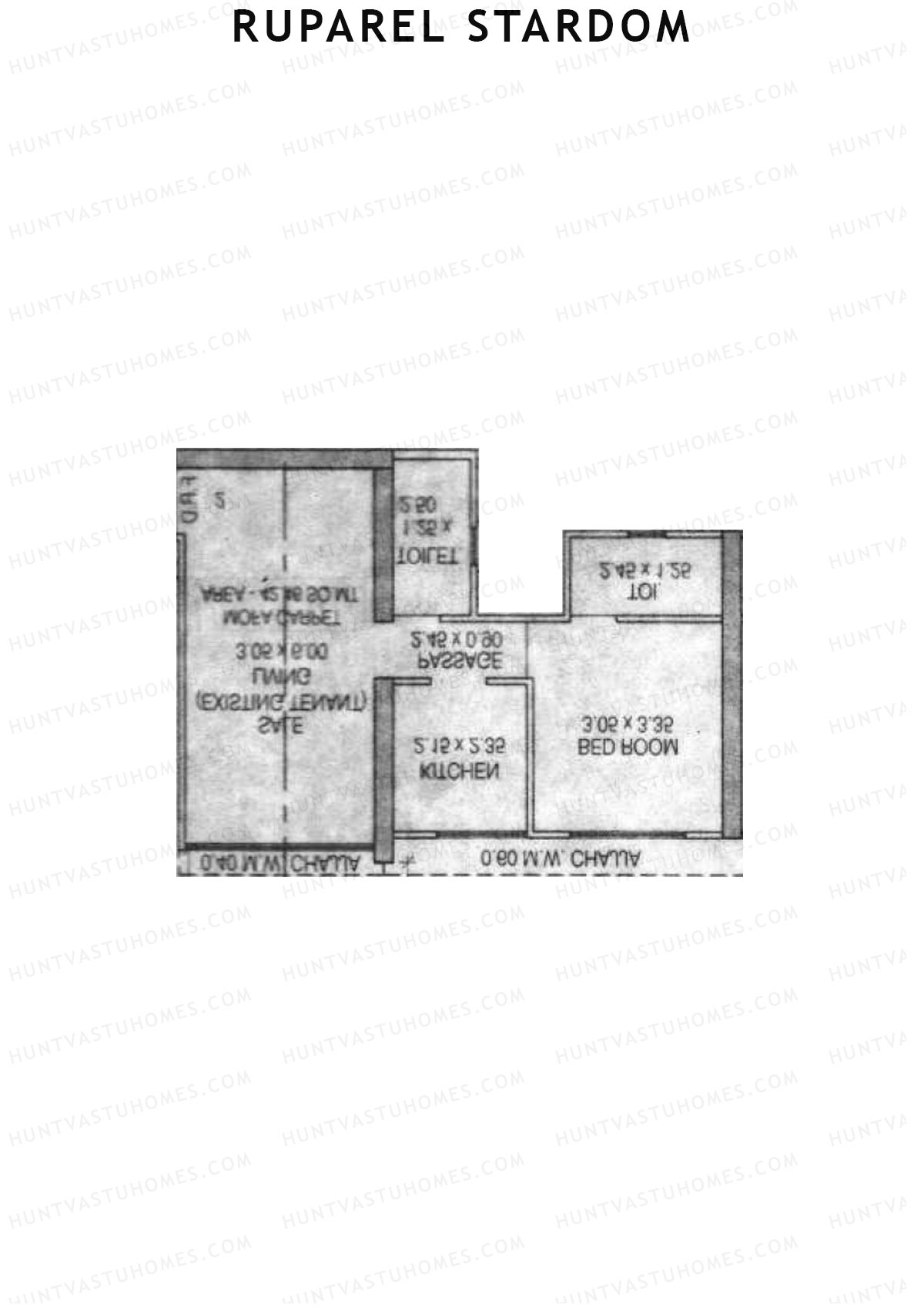 Ruparel Stardom Wing A Unit 3 Floor Plan