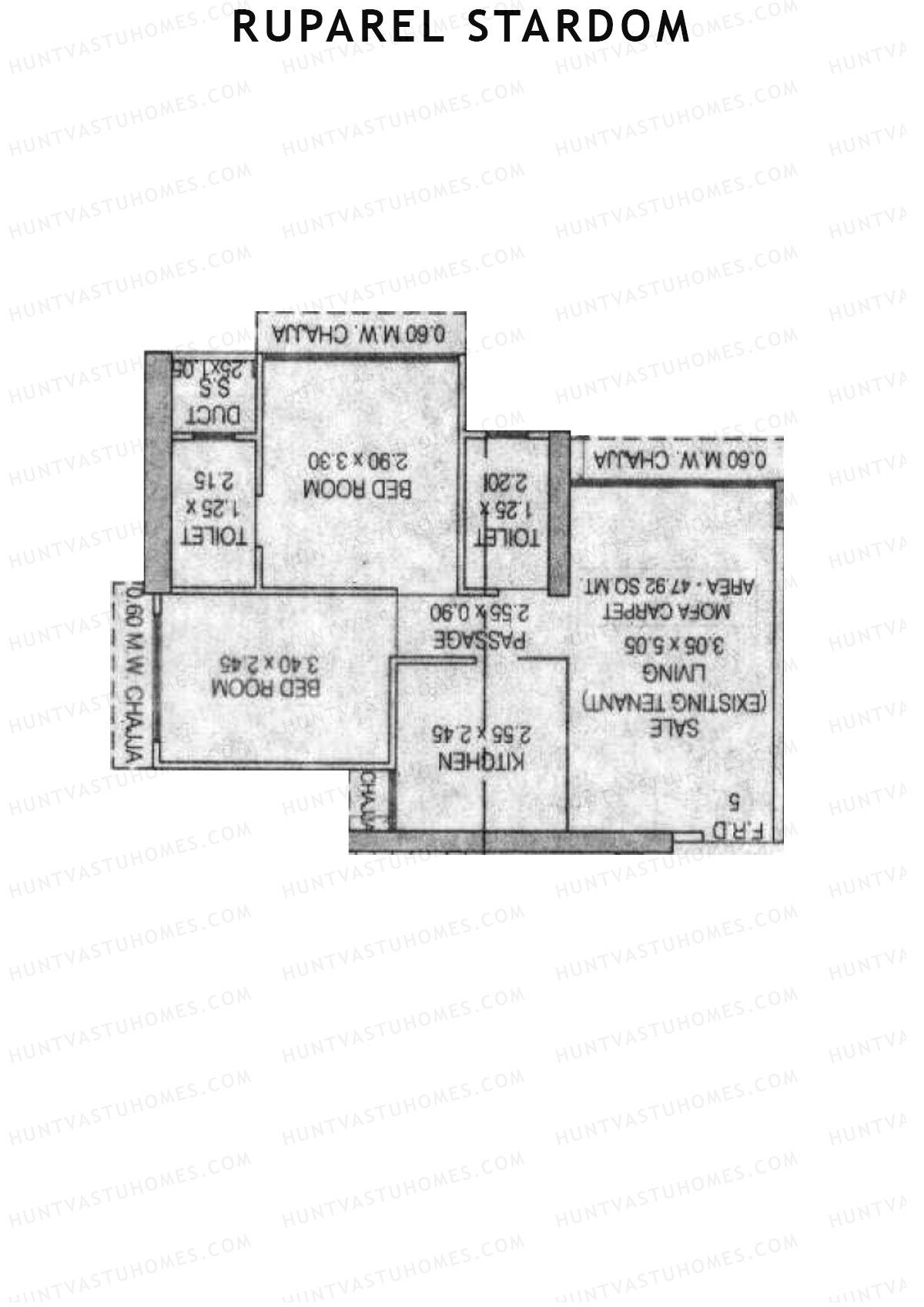 Ruparel Stardom Wing A Unit 5 Floor Plan