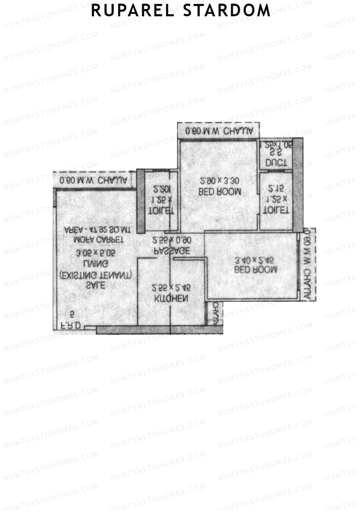 Ruparel Stardom Wing A Unit 8 Floor Plan