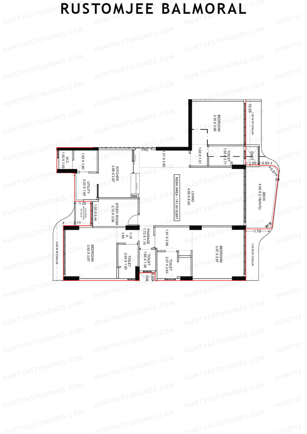 Rustomjee Balmoral Wing F Unit 2 Floor Plan