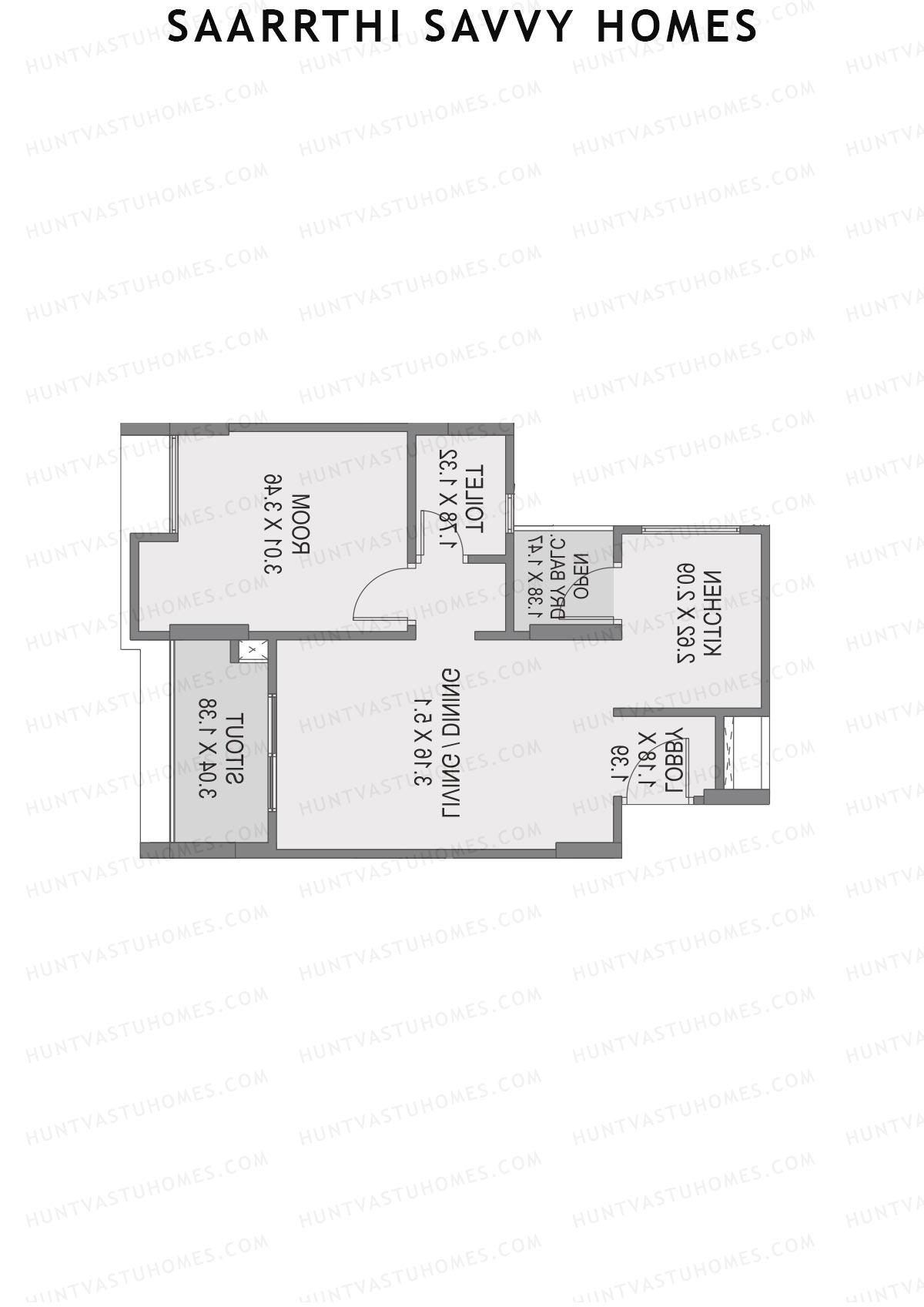 Saarrthi Savvy Homes Block A Unit 4 Floor Plan
