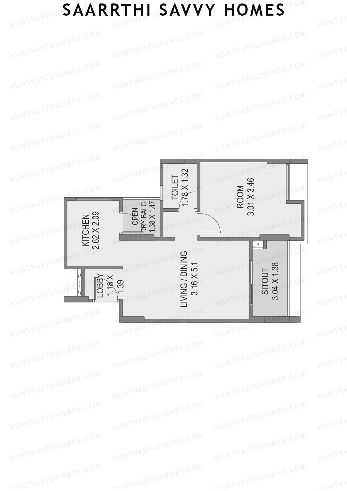 Saarrthi Savvy Homes Block A Unit 9 Floor Plan