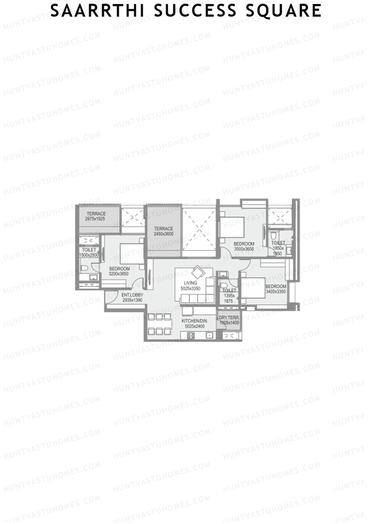 Saarrthi Success Square Tower A Unit 4 Floor Plan
