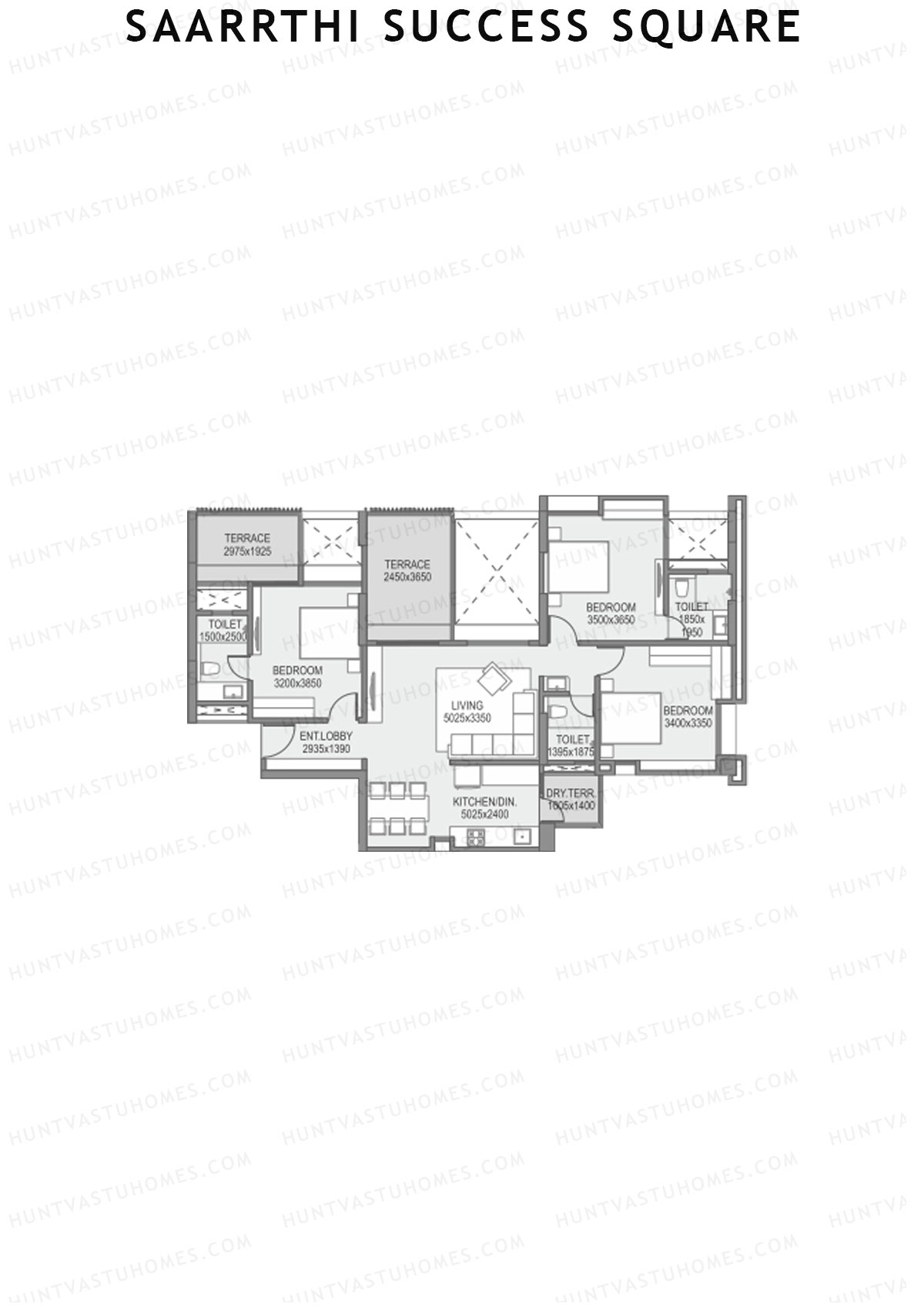 Saarrthi Success Square Tower A Unit 4 Floor Plan