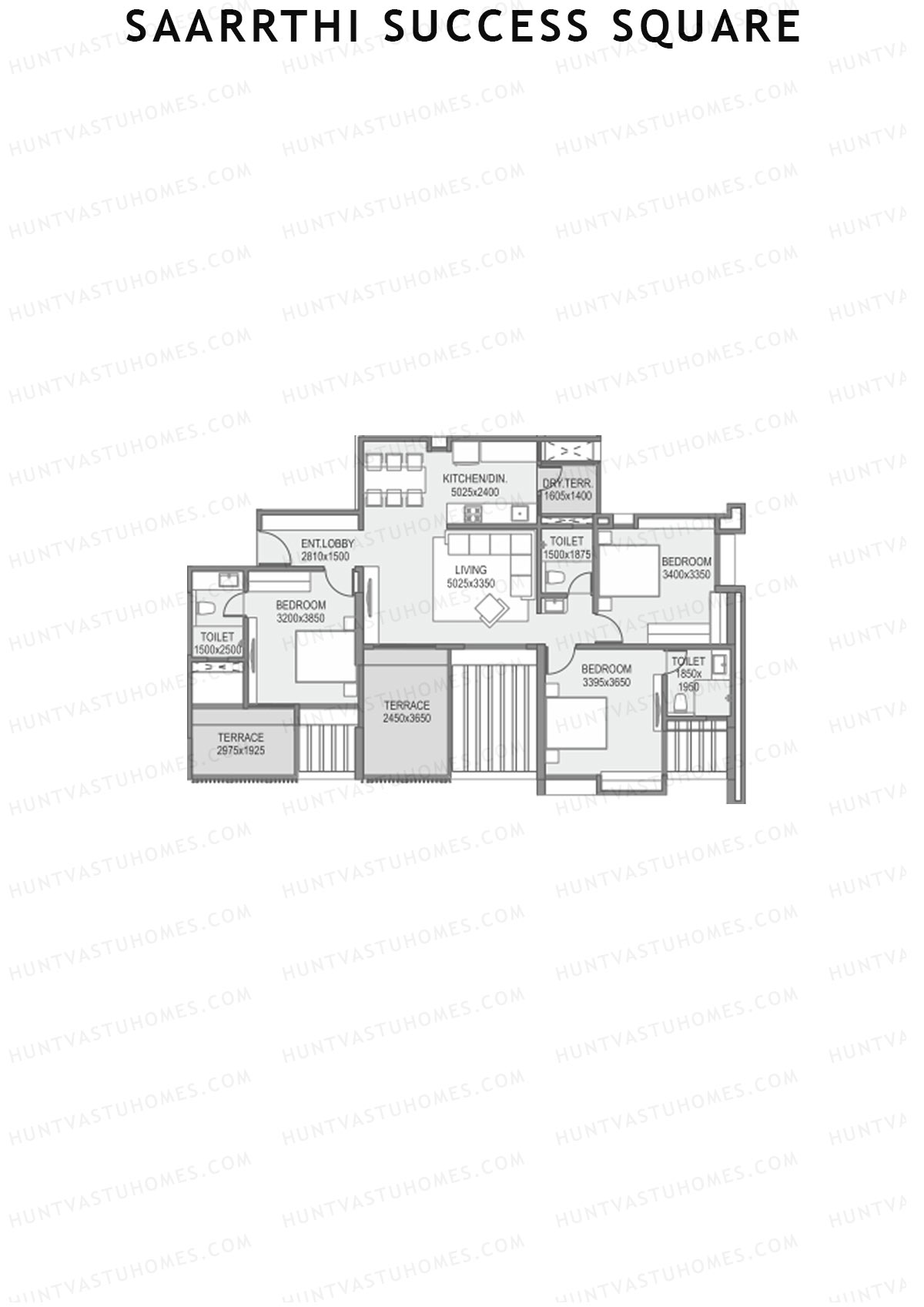 Saarrthi Success Square Tower A Unit 5 Floor Plan