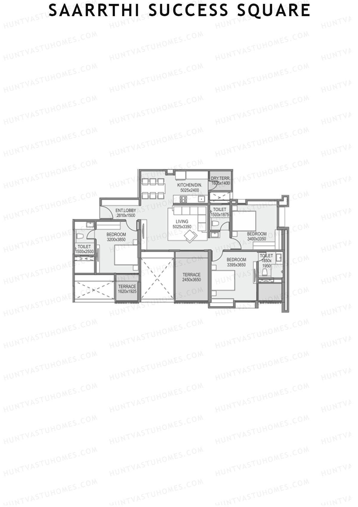 Saarrthi Success Square Tower A Unit 5 Floor Plan