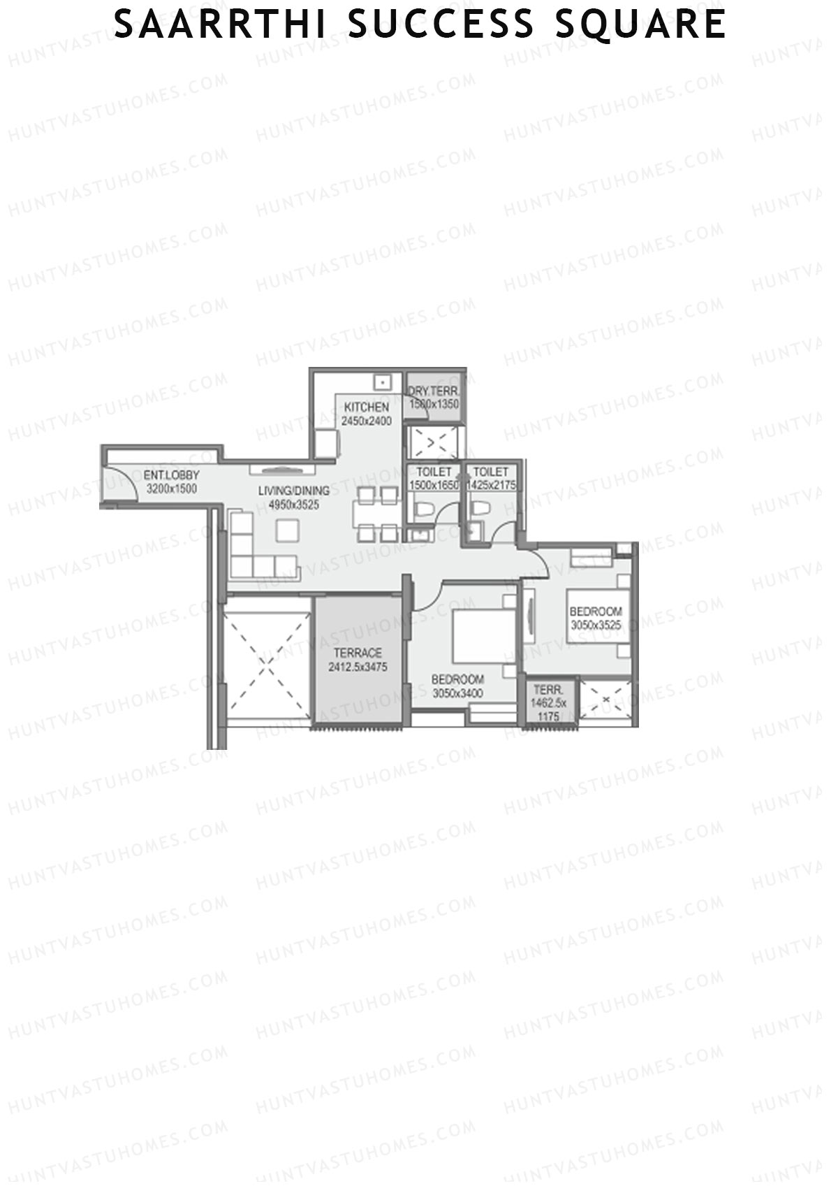 Saarrthi Success Square Tower A Unit 7 Floor Plan
