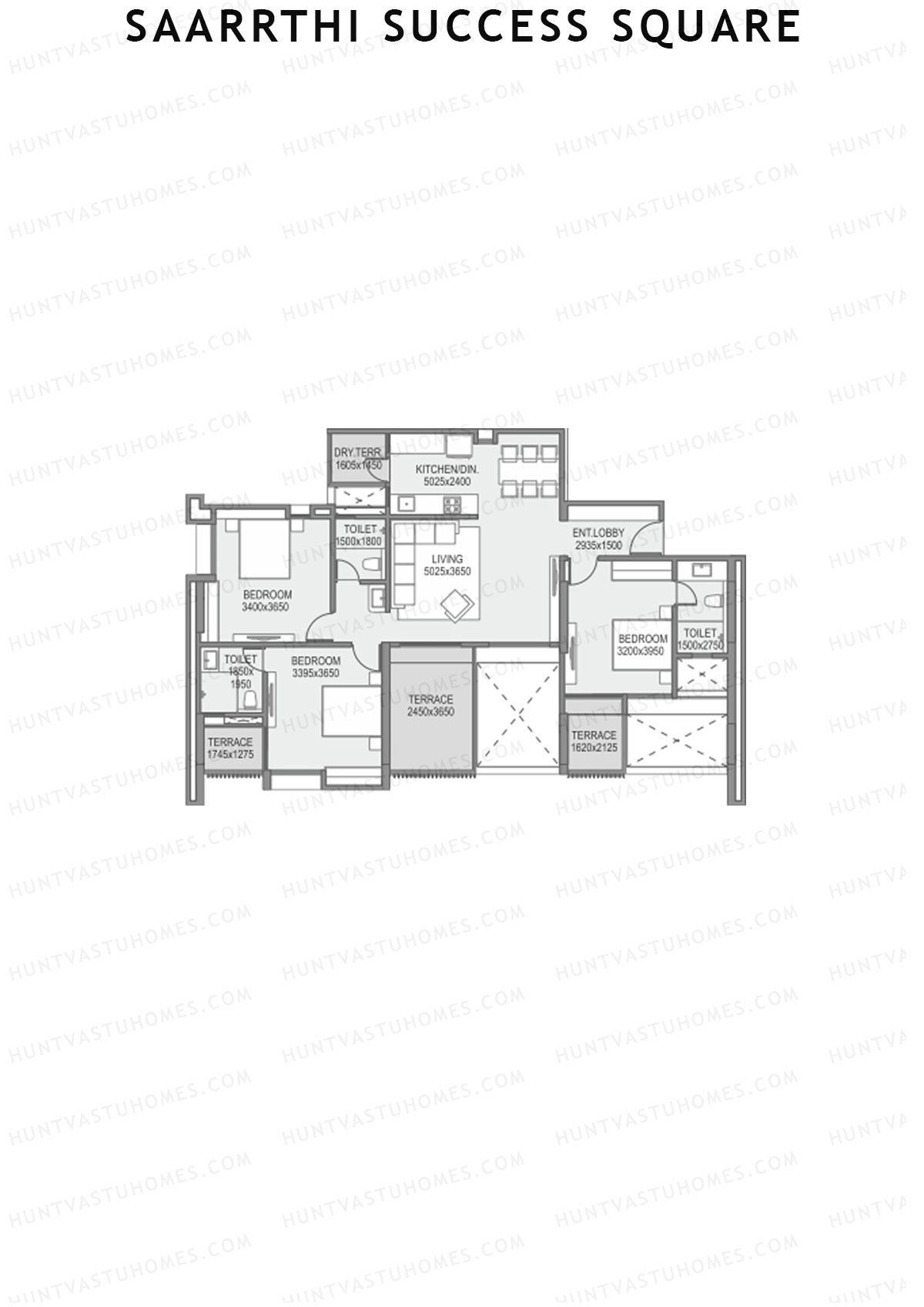 Saarrthi Success Square Tower A Unit 8 Floor Plan