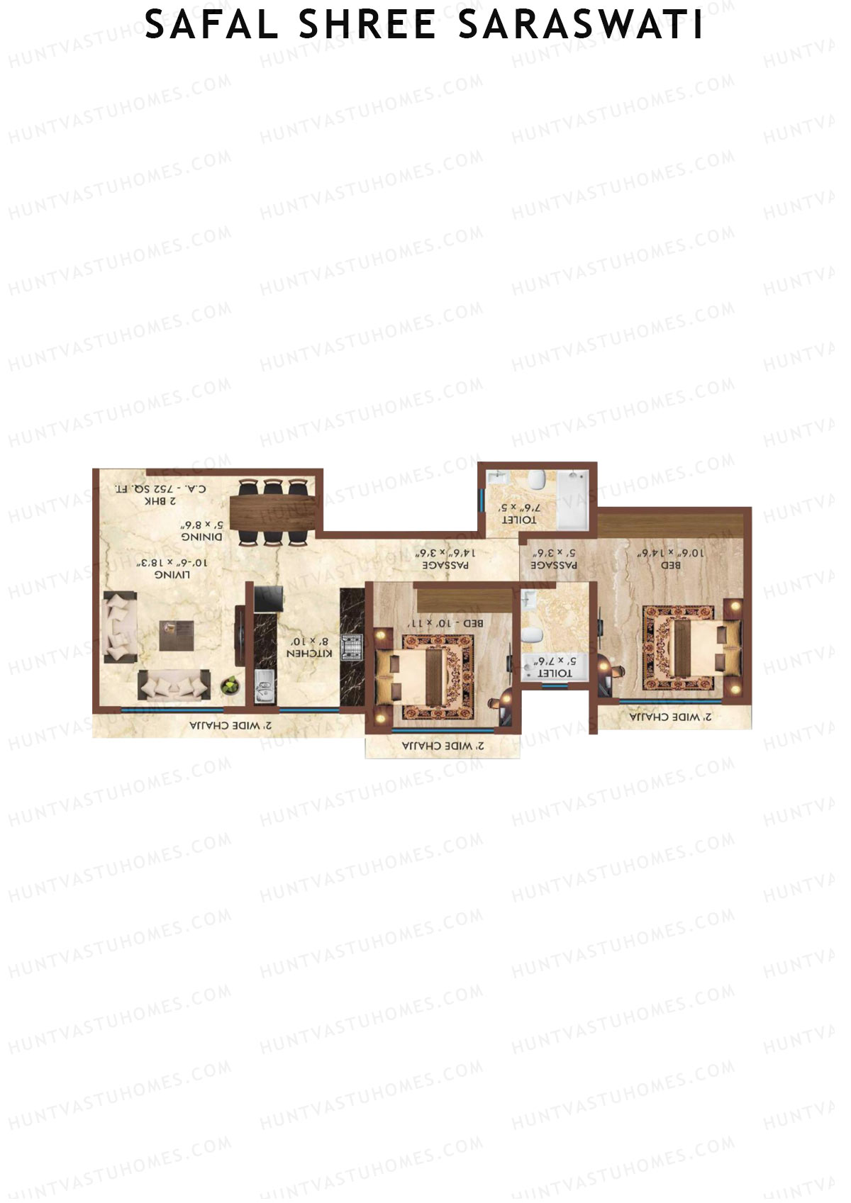Safal Shree Saraswati Wing A1 Unit 1 Floor Plan