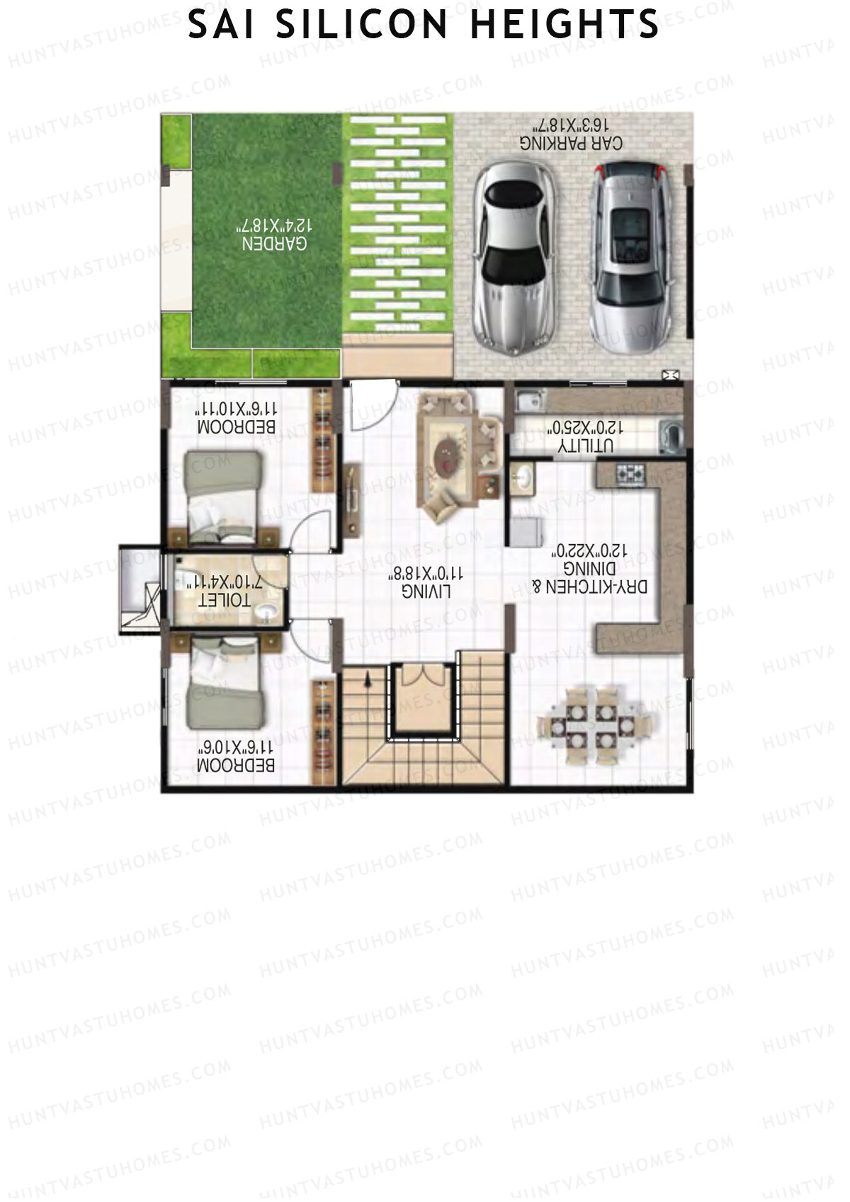 Sai Silicon Heights Block A Unit A1 (Villa) Floor Plan