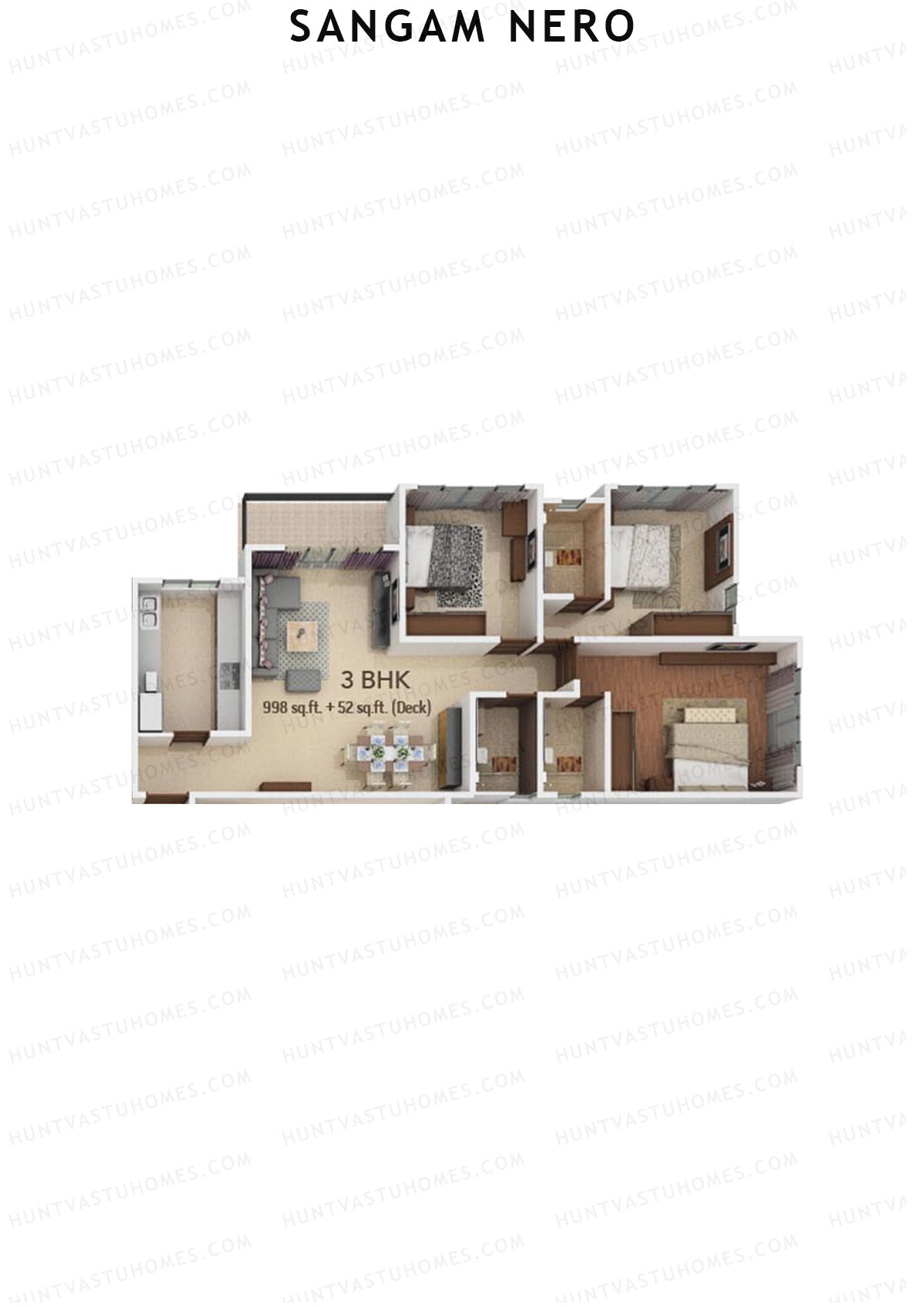 Sangam Nero Wing A Unit 5 Floor Plan