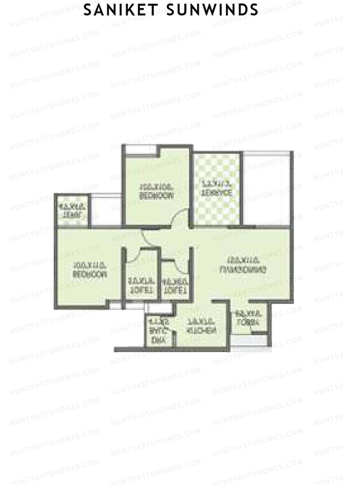 Saniket Sunwinds Wing A Unit 3 Floor Plan